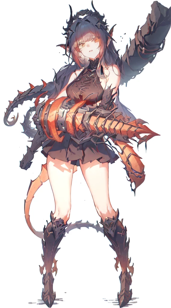 Huge claws，teens girl