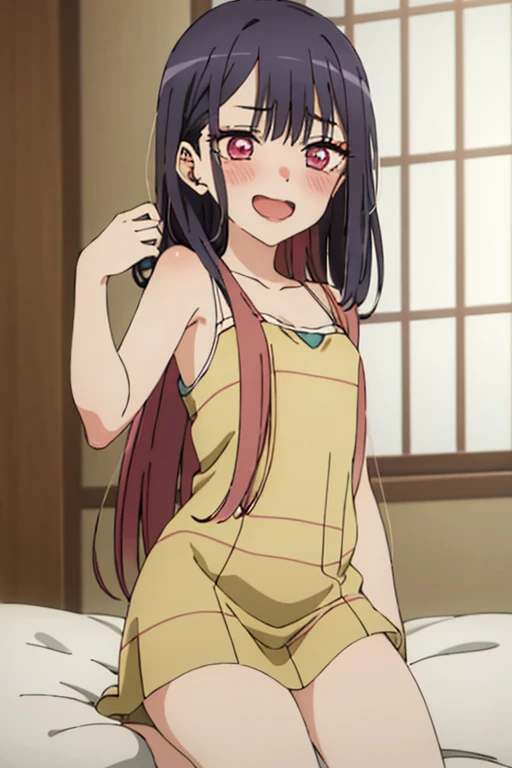 masterpiece, best quality, high resolution, 1 Girl, Delicate face, blush, Anime CG style, (Small Breasts), (15-year-old girl), Bikini, Perfect body, Keep your eyes open