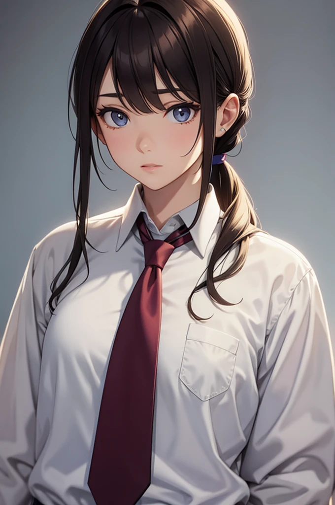 NSFW, headpat ,1girl, 1man, hand on another's head, pov, high angle view, (masterpiece, best quality, photo realistic:1.4), (shiny skin), (UHD, 8K wallpaper, High resolution), Perfect  ???????, Cinematic lighting, physically-based rendering, award-winning, extremely detailed skin, extra detailed face, eyes with beautiful details, Carl Zeiss 85 mm F/1.4, (((1girl and 1man, couple, having ))), (a man standing in front of a kneeling woman, grabbing her head)(girl kneeling in front of a man:1.3), (woman tilting her head up), (1girl: 18 year old married woman, Japanese secretary, (ginger wavy semi-long hair, tied hair, hair bun), small breasts with cleavage, , (navy pleated Skirt lifted by herself:1.3), (1girl: noseblush and naughty, eyelushing, in the office, (1man: a handsome man and wearing recruit suit, holding her head), shot from diagonally forward, shot from above, head grab
