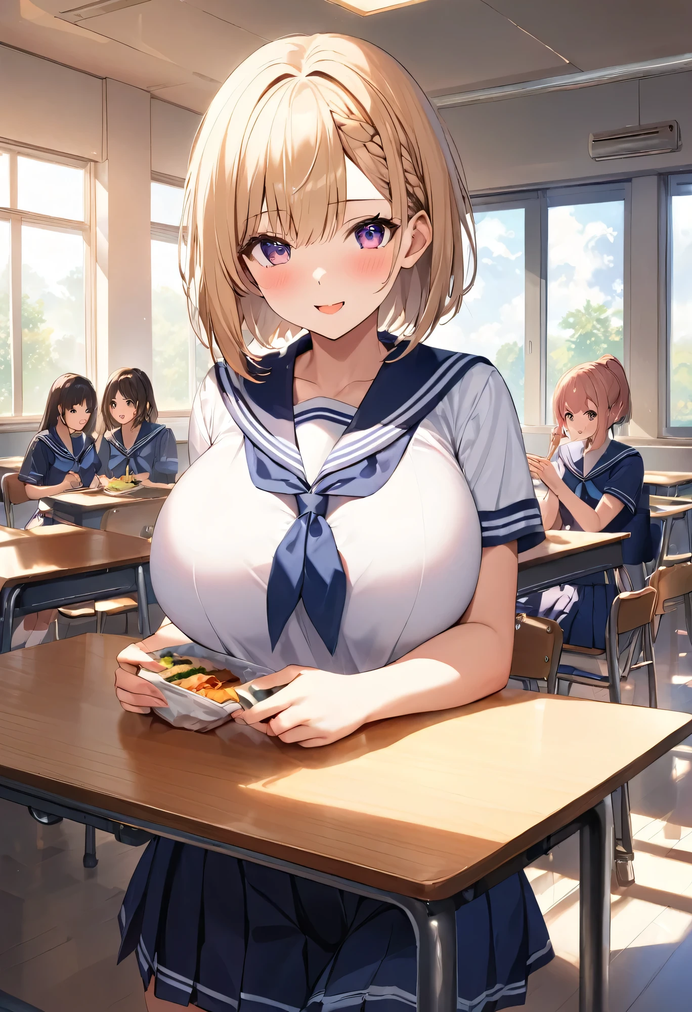 18 year old, school uniform, pregnant belly, round belly, huge belly, fat belly, stuffed belly, chugging beer, drinking beer, naked belly, belt bursting, buckled belt, medium breasts