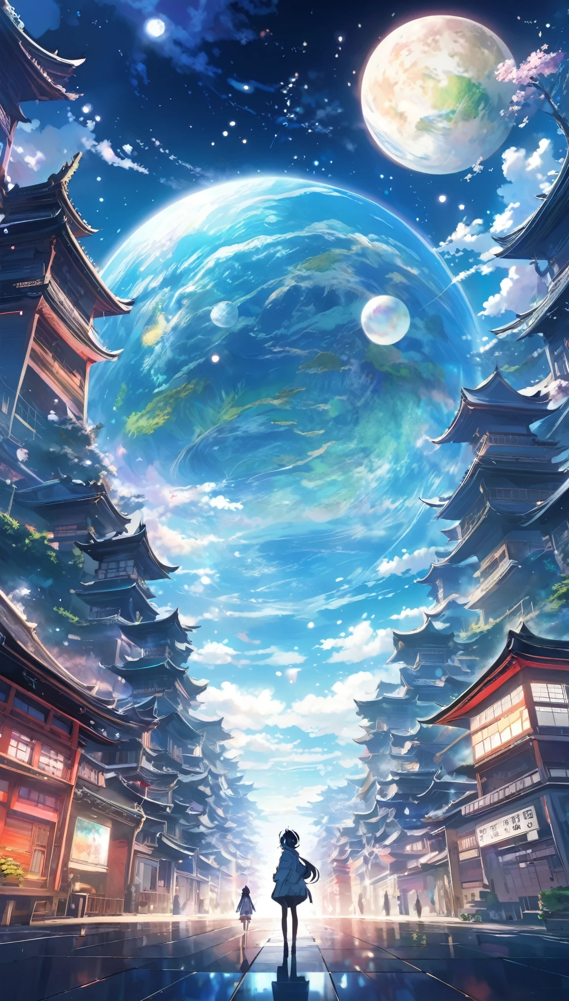 Otherworldly anime world