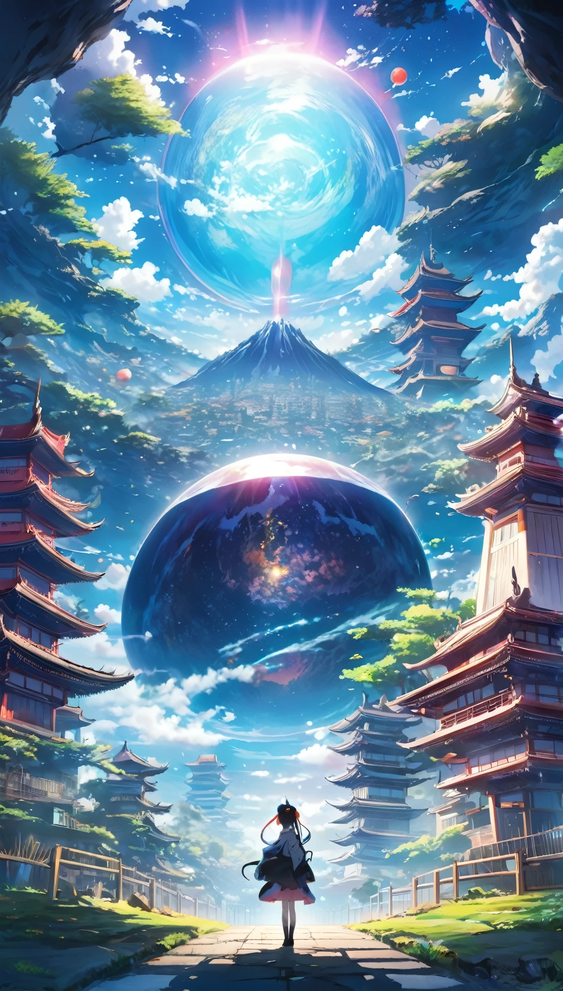 Otherworldly anime world