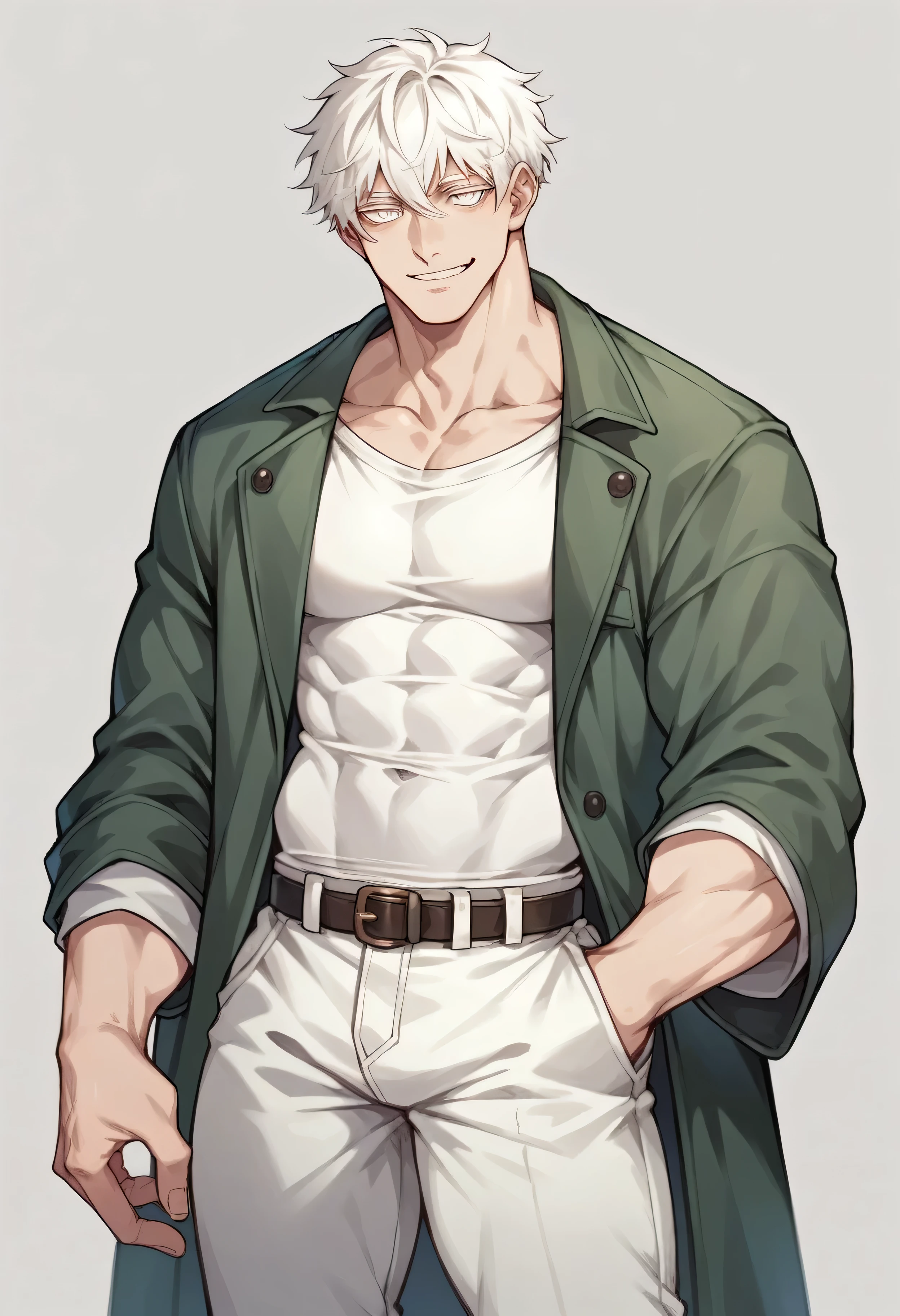 masterpiece, best quality, 1 man, handsome, tall and muscular face, curly hair, background is an alley, neighborhood alley, black skin, silver chain necklace, tank top, cigarette, older man, broad shoulders