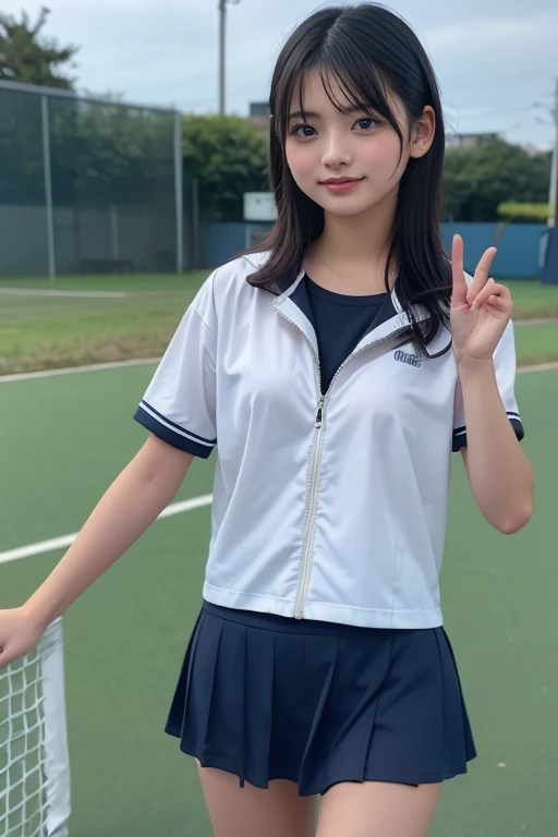 nsfw、from low、I want you to look at my panties.、showing panties、Sitting physical education、You can see Blue panties in BDSM、pantyhose、up skirt、skirt raised、((Japan Girls High School Tennis Uniform in Blue and White Thin Mini Skirt)、crotch wide open:1.2、Very little mass、)、Sit with your knees bent、Don't hide your lower body、Very very cute face、The best smile、voluptuous body、camel toe、((maximum quality,8K、Masterpiece artwork:1.3))、sharp focus:1.2、Beautiful woman with perfect body:1.4、youthful face、you can see the double teeth、Medium Bob Light Brown Hair、A slender、sit-ups:1.2、oiled shiny skin、Highly detailed facial and skin texture、A detailed eye、double eyelid、professional writing、tennis jacket、(((Panties are visible)))