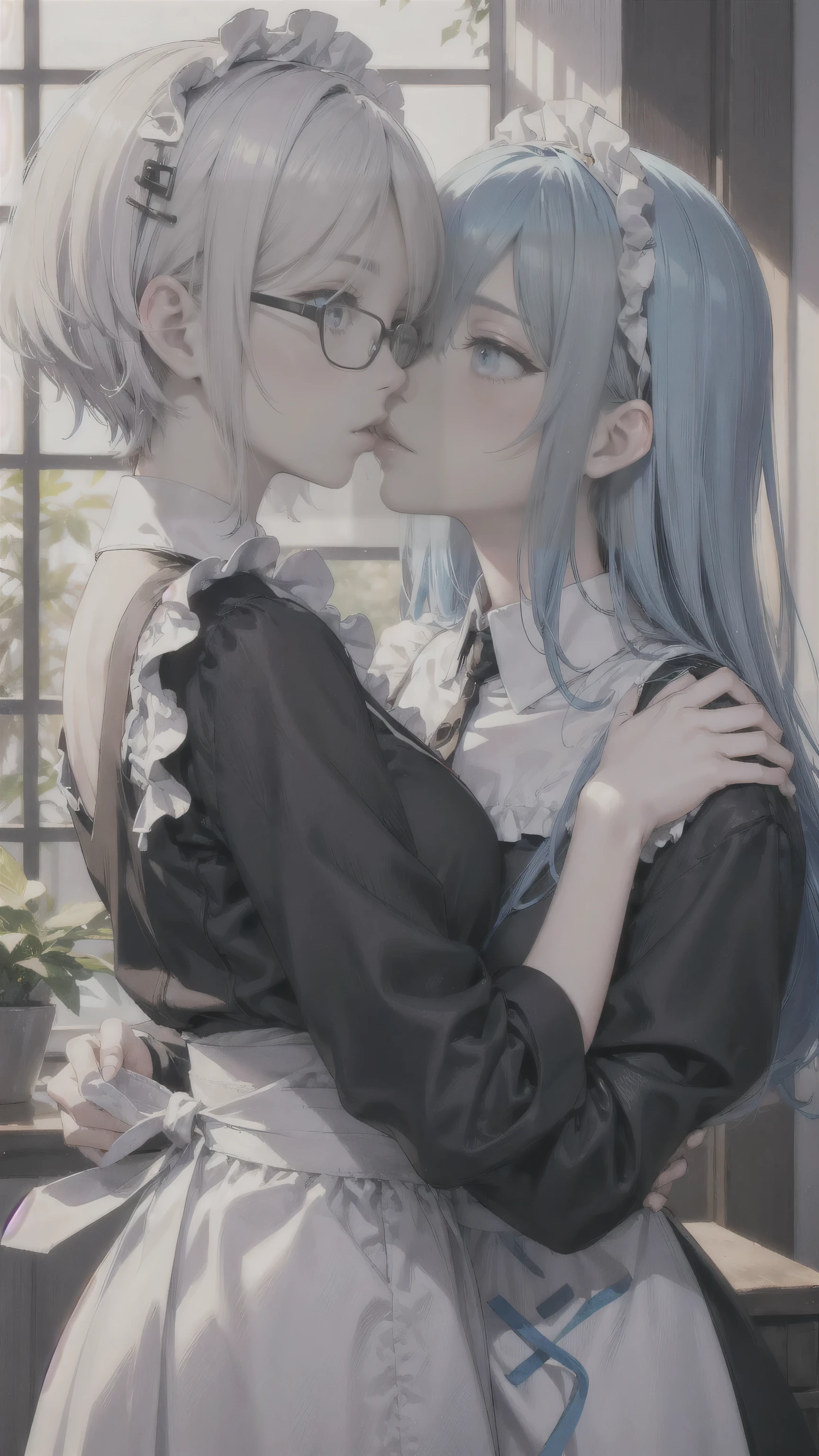 xyzskye, kissing partner, eyes closed