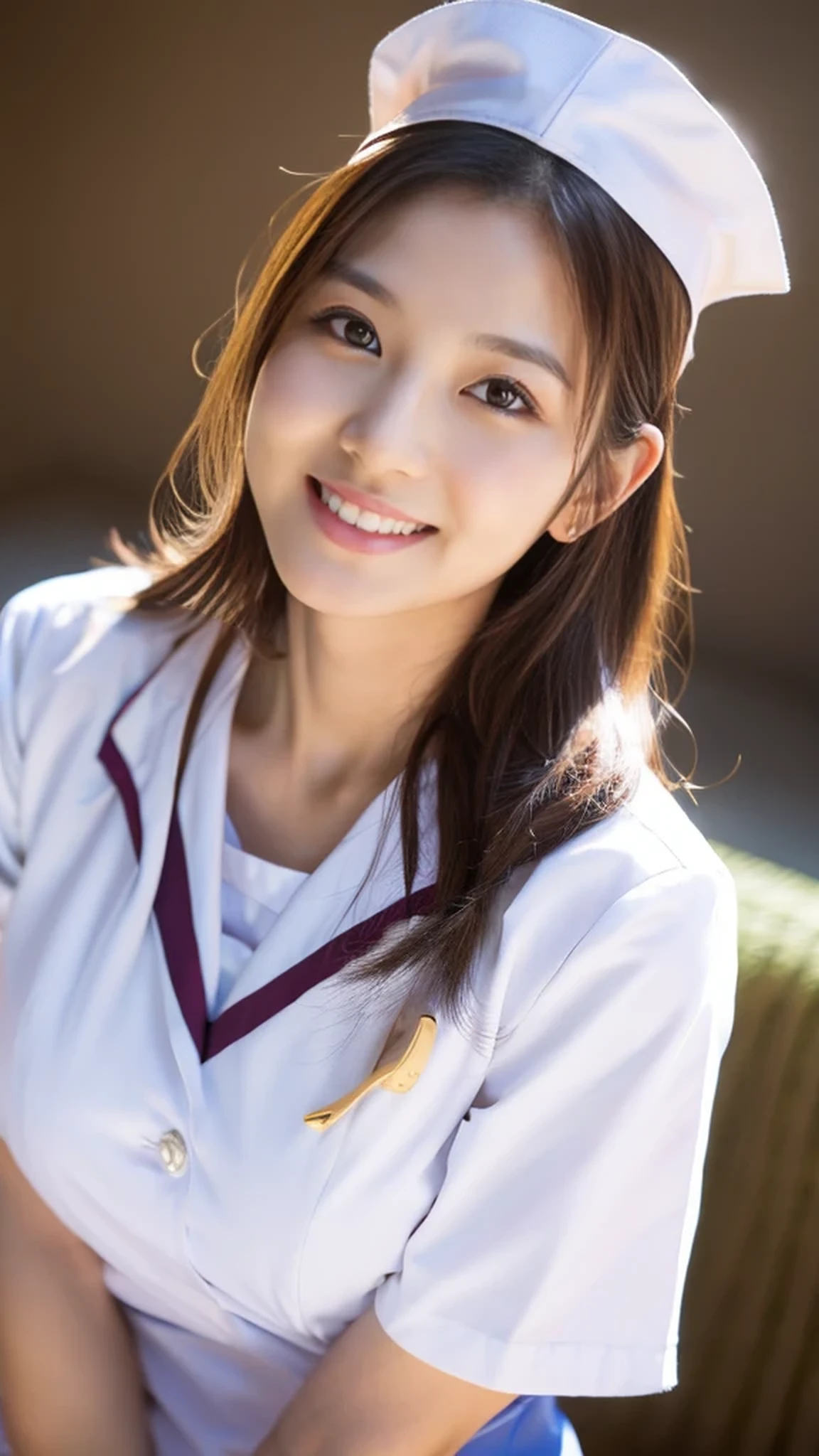 There is a woman sitting in front of the TV., Chiho, Ulzzang, sakimichan, shikamimi, Hime cut, junko enoshima, 8k)), sakimi chan, , narumi kakinouchi, 🚿🗝📝, Cute Core、Without makeup、short eyelashes、Staring at the audience、Laughter、Photorealistic、high resolution、Tabletop, highest quality, 8k, Beauty、The finer details