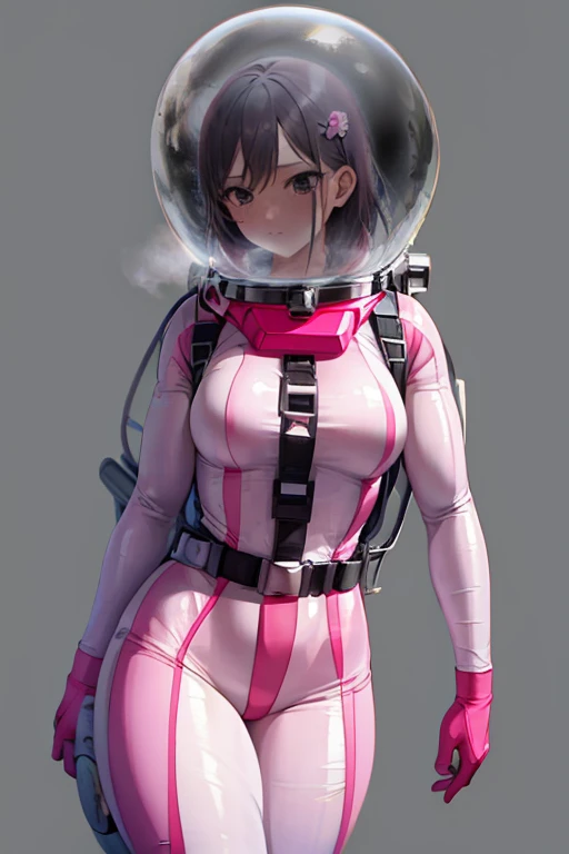 pink hair, bubble helmet, space helmet,wearing a (spacesuit:1.15), white cargo pants, hovering, flying, moon surface, earth, floating pose, happy, smilebeautiful 8k wallpaper, highly advanced, (sleek design:1.3), intricate, highres, superb, 8k wallpaper, extremely detailed, intricate,(2girl:1.5), (two girl:1.5),,2girl, two girl, 2girl, two girl, from side, 9space helmet:1.5), (8k, RAW photo, best quality, masterpiece), (photorealistic), outstanding details, ultra-high resolution, anatomically correct, textured skin,