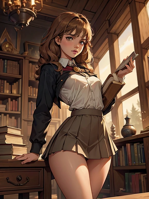 ((best quality)), ((masterpiece)), (detailed), 1girl, sexy, (upper body:1.2),
Ermione, embarrassed,
seductive smile,
girl,
young,
woman,
(((skirt lift by myself))), showing panties,
