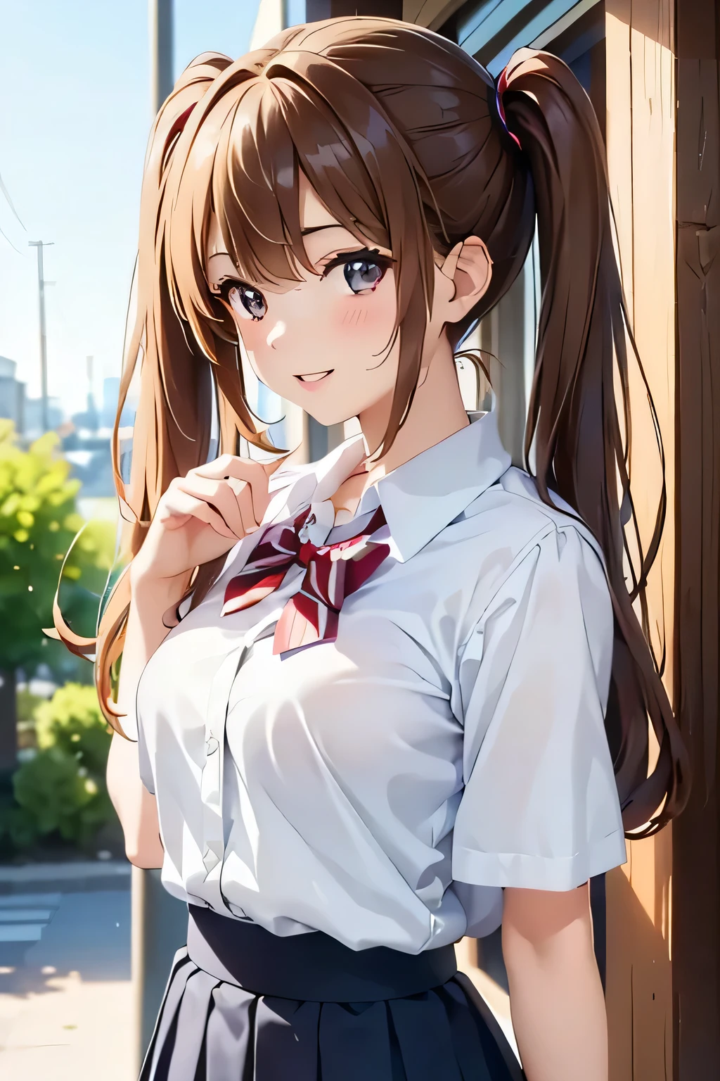 (( girl))、Shiny brown hair,  (Beautiful blue eyes、Shining eyes fine grain)、smile、超fine grain、High quality face, Very fine grain,Cowboy Shot、 girl, Like, evening,

((Best Quality, 8k, masterpiece: 1.3)), 
Beauty, Hide your face, 1 girl,beautiful: 1.3, 
 School uniform, short , (I&#39;I&#39;m in the dark in the gym&#39;s warehouse..), 
 High quality face, Detailed lips, fine grain, double eyelid, Hold up your skirt with one hand, White underwear, Get wet,Twin tails