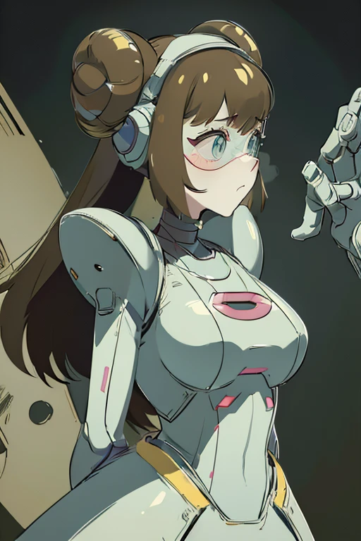(masterpiece, top quality, best quality, official art, beautiful and aesthetic:1.2), (1girl:1.3), extreme detailed,colorful,highest detailed ((ultra-detailed)), (highly detailed CG illustration), ((an extremely delicate and beautiful)),cinematic light,((1mechanical girl)),solo,full body,((real breasts,real nipples)),(machine made joints:1.2),((mechanical limbs)),(blood vessels connected to tubes),(mechanical vertebra attaching to back),((mechanical cervical attaching to neck)),(fetal position),expressionless,(wires and cables attaching to neck:1.2),(wires and cables on head:1.2)(character focus),science fiction,creepy lab background,(blood:1.5)