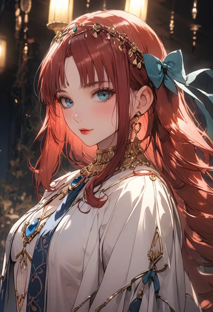 a woman wearing a french coat, shirt and tie, short skirt, black stockings, and boots, hands in pockets, beautiful detailed eyes, beautiful detailed lips, extremely detailed eyes and face, long eyelashes, 8k, high quality, cinematic lighting, elegant, fashionable, moody atmosphere, dramatic lighting, elegant pose, nilou, niloudress, frilled, whole body
