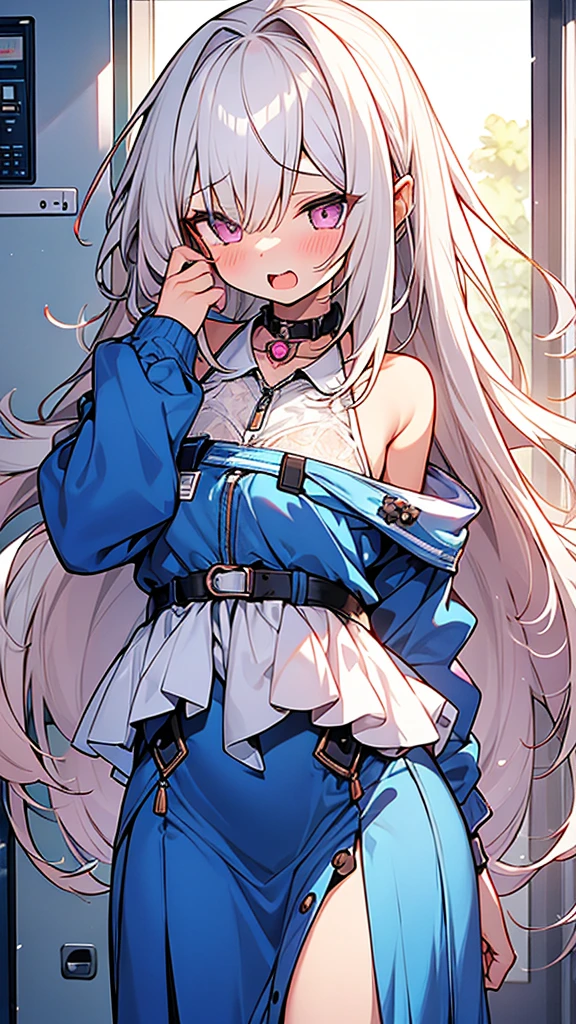 quality\(masterpiece, best quality,8k,wallpaper of extremely detailed CG unit,hight resolution,top-quality,top-quality real texture skin,hyper realisitic,increase the resolution,RAW photos,best qualtiy,highly detailed,the wallpaper\), BREAK ,1girl\(chibi,super cute, adorable, kawaii,small kid,5 years old,chibi,big smile,cute smile,wearing jacket\(leather\(very detailed\),(black:1.3),(((very big))),too big,smooth, shiny,over long sleeves,(sleeves past fingers:1.4),long sleeves,\),weaing only jacket,full body,big eyes,cosmic eyes,long hair\(cosmic hair,braid hair,\)\), BREAK ,background\(at fashion studio,flowers\((black:1.3),many kinds of flowers,beautiful\),best lighting,\),flom below