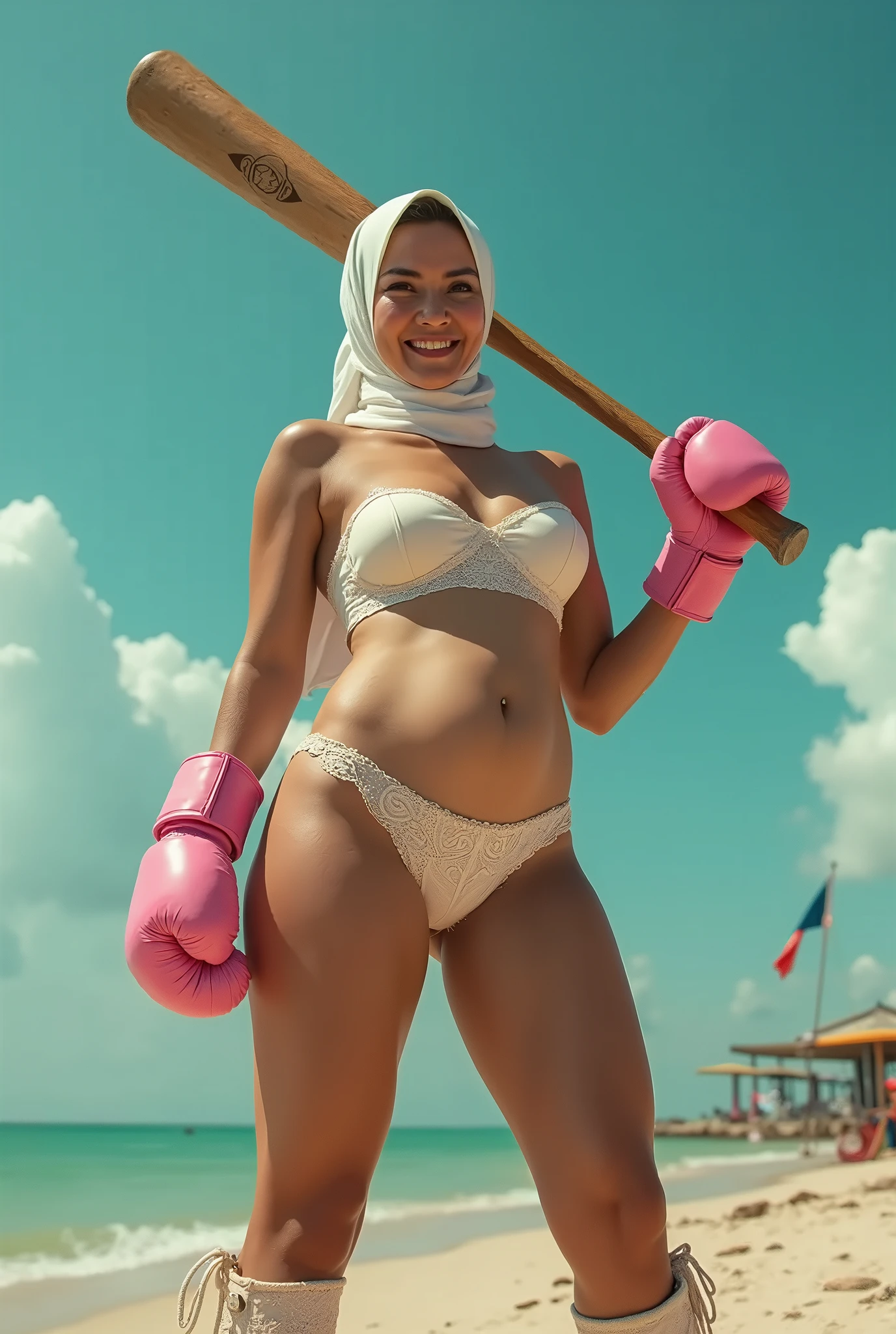 ((Hijab Stylish)), ((STRADDLING)), ((MY BODY IS VERY THIN)), ((CUTE PUSSY)), ((LAUGH AND SMILE SWEETLY)), ((THIN)), ((Straddling)), "Naked Lingerie Bra" ((Hijab Stylish)), (Malaysia female), age 15 years old, 8K, photottorialism, G-String, ((RED LIPSTICK))
