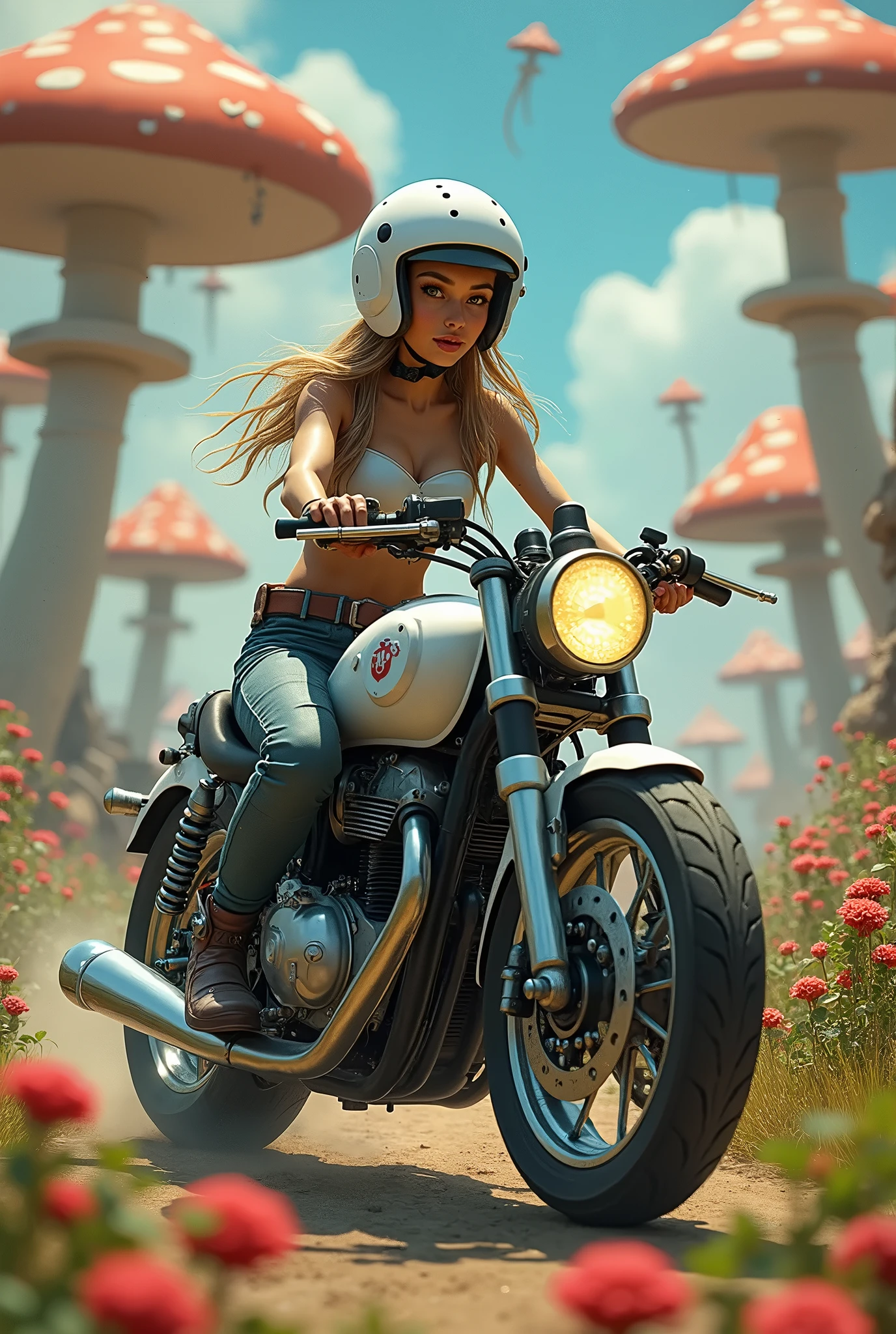 Moto Alice au pays des merveilles 