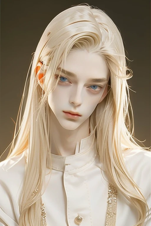 A pretty handsome,
delicate,
Skinny Male, 
Very long light blonde hair, 
Blue eyes, 
Slender and thin body, 
Full body view,
Delicate and soft facial features
Soft_light, 
Various Poses.
Watercolor Style