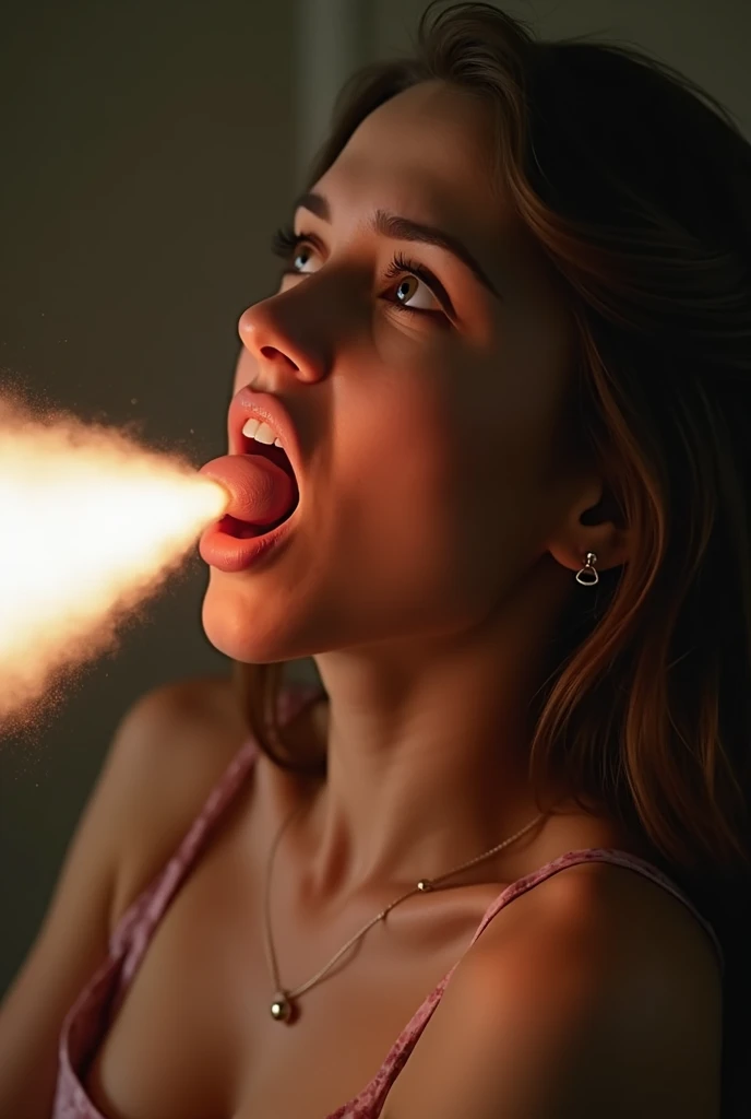 A beautiful girl, giving blowjob with human cock - SeaArt AI