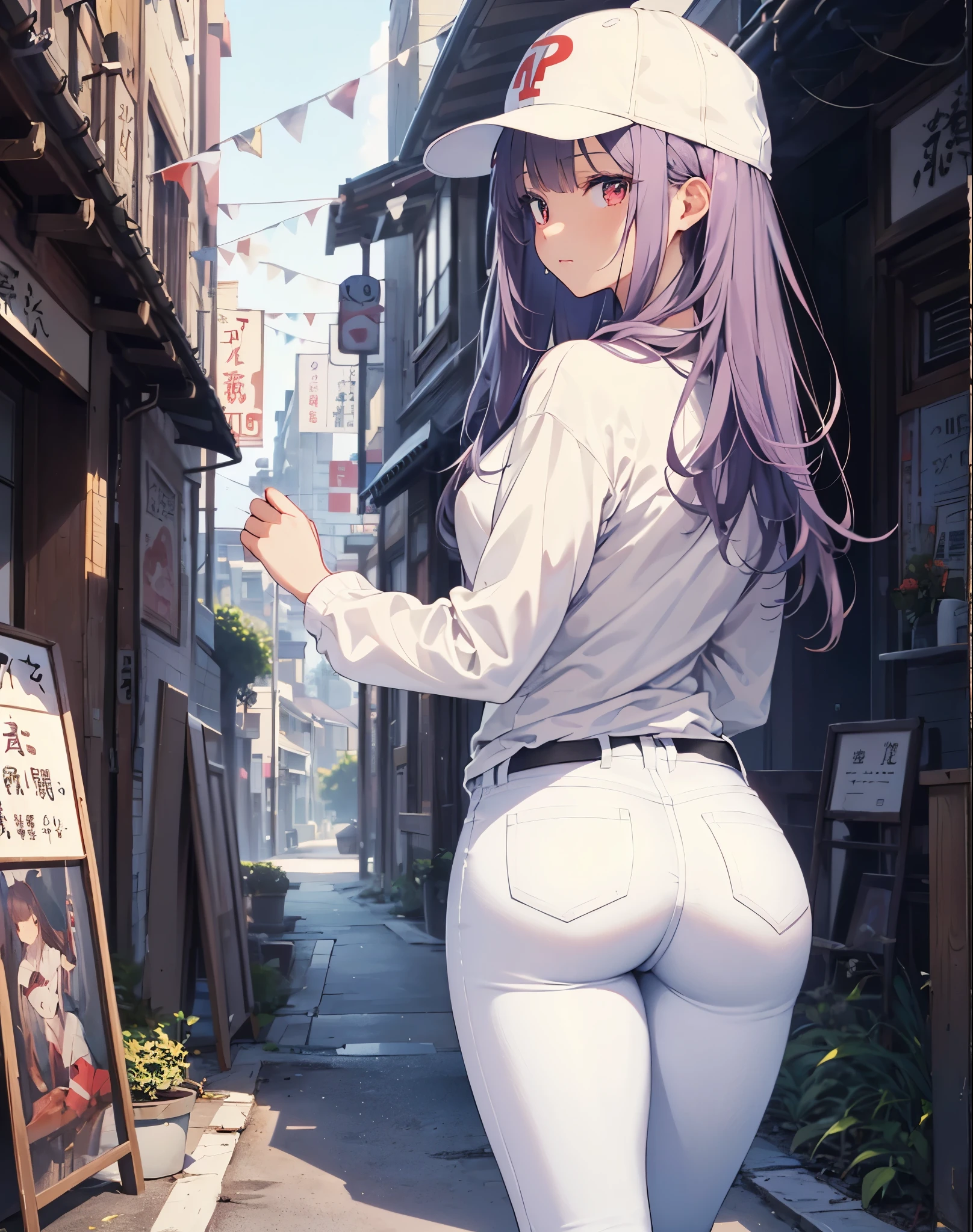 Naked furry anime girl with hat sitting on a rock in the grass, guweiz on pixiv artstation, artwork in the style of guweiz, guweiz on artstation pixiv, trending on artstation pixiv, fanart best artstation, guweiz, painted in anime painter studio, grey hair and a cowboy hat, by Shitao, kawacy, furry, naked