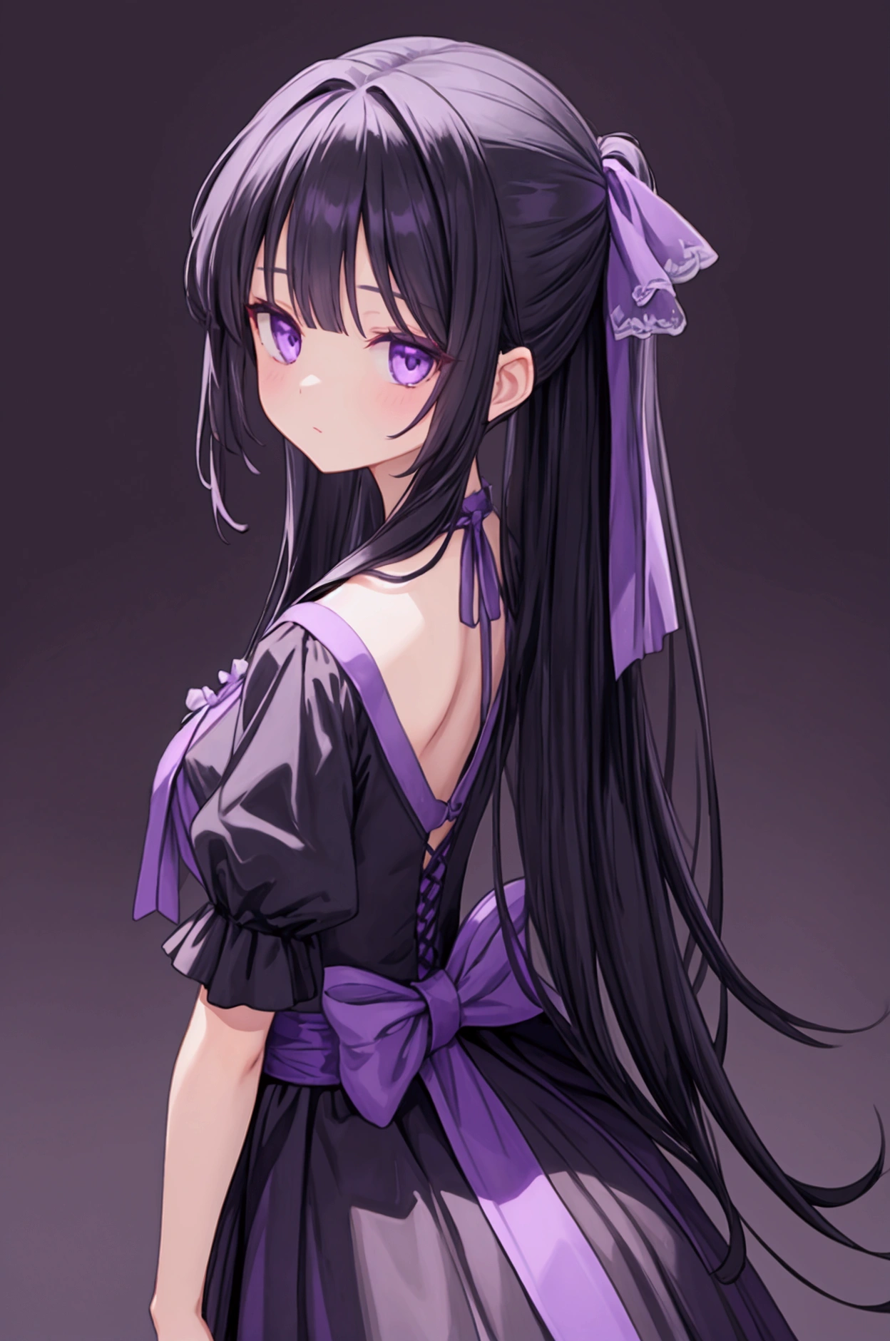 Open the dress ((Toddler girl)) (())((naked)) Long black hair nsfw whole body Vibrant purple rose garden smile Lift up the dress I can see your crotch Transparent Black Lady Black Hat I can see your chest A thin, sheer lace dress((Hair Bun))(Very long hair))((Blunt bangs))((Bitch))((tsurime))((Big eyes))((Skinny body))((expensive))(Pale skin))((Vibrant purple botanical print))