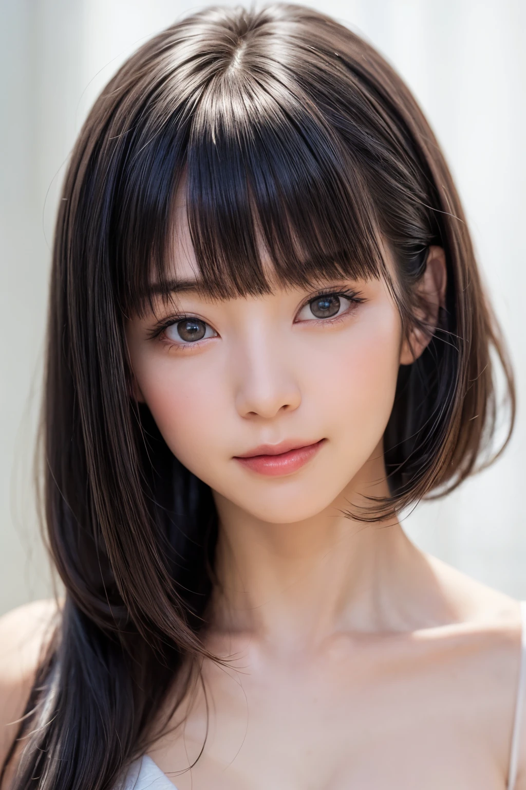 8k uhd,RAW photo,a japanese beauty girl,(real person:1.3),(highres:1.4),(detailed:1.5),(realistic:1.7),
masterwork,RAW photo,art portrait photography,real person,RAW photograph,ultra high res,photorealistic,best quality,(high detailed skin,skin details),visible pores,shiny skin,masterpiece,incredibly_absurdres,finely detail,colorized, an extremely delicate and beautiful,extremely detailed 8K wallpaper,8k high quality,film grain,DSLR,beautiful girl with beautiful details,(looking at viewer),professional photography lighting,extremely detailed eyes and face, eyes with beautiful details,analog style,please pay close attention to the details,blush,cute and playful,adorable,thin bangs,mole,(splendid and colorful:1.1),straightteeth,