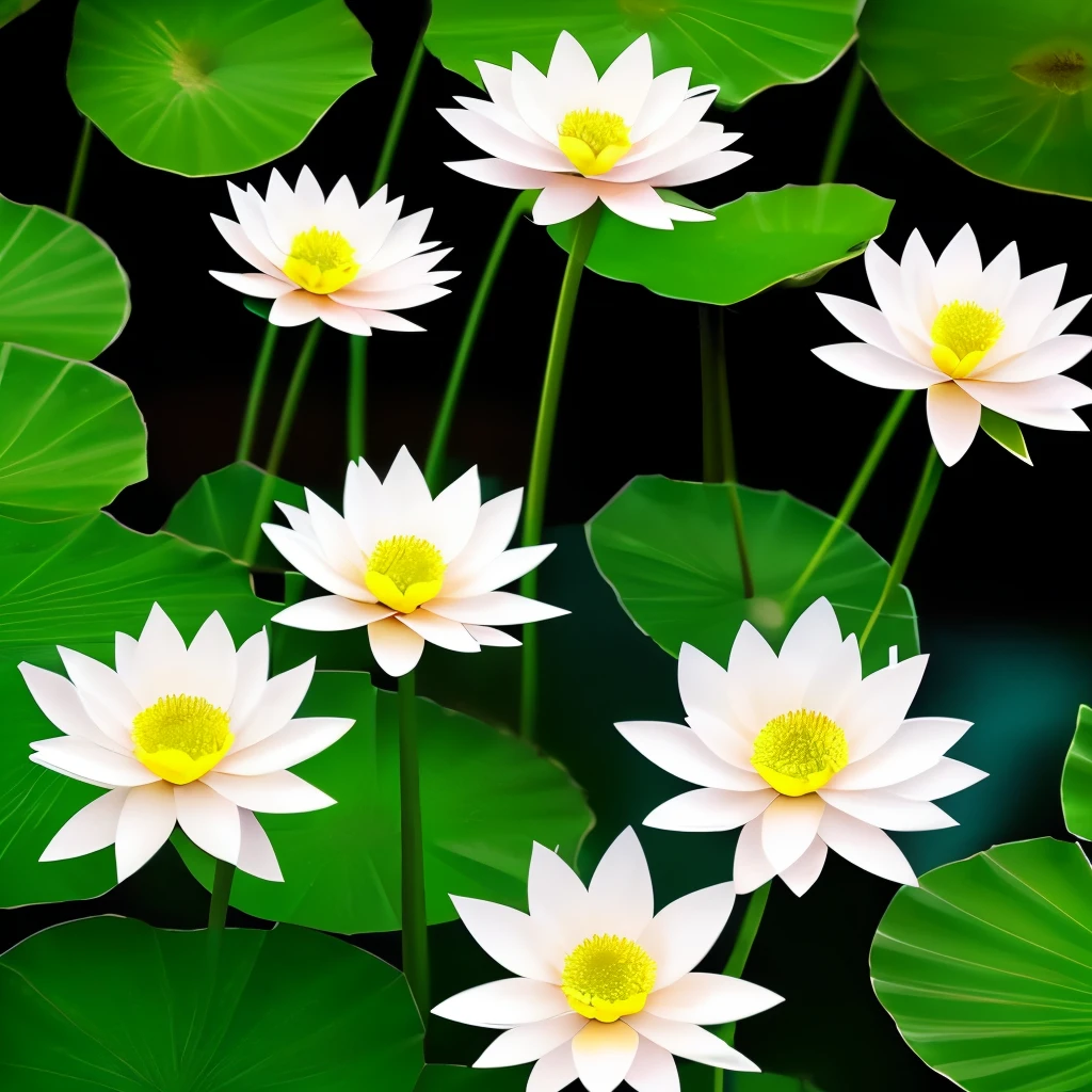 there are many white flowers that are glowing in the dark, beautiful flowers and crystals, glowing flowers, beautiful!!! digital art, magical flowers, luminous flowers, surreal waiizi flowers, with lotus flowers, magical colorful flowers, beautiful depiction, ethereal!!! ultra realistic, glowing delicate flower, by Li Song, lotus flowers, beautiful gorgeous digital art, beautiful!!!!!!!!!