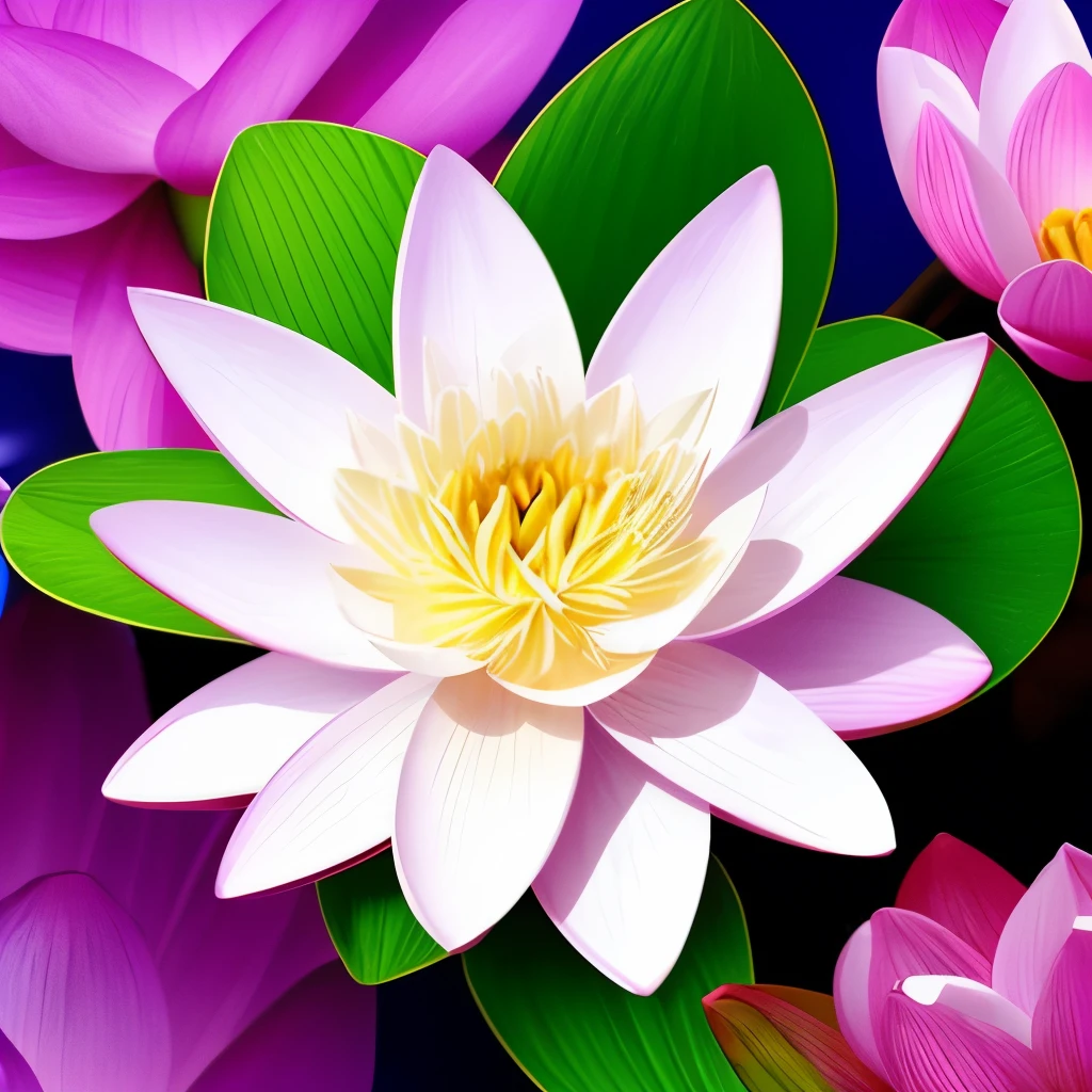 there are many white flowers that are glowing in the dark, beautiful flowers and crystals, glowing flowers, beautiful!!! digital art, magical flowers, luminous flowers, surreal waiizi flowers, with lotus flowers, magical colorful flowers, beautiful depiction, ethereal!!! ultra realistic, glowing delicate flower, by Li Song, lotus flowers, beautiful gorgeous digital art, beautiful!!!!!!!!!