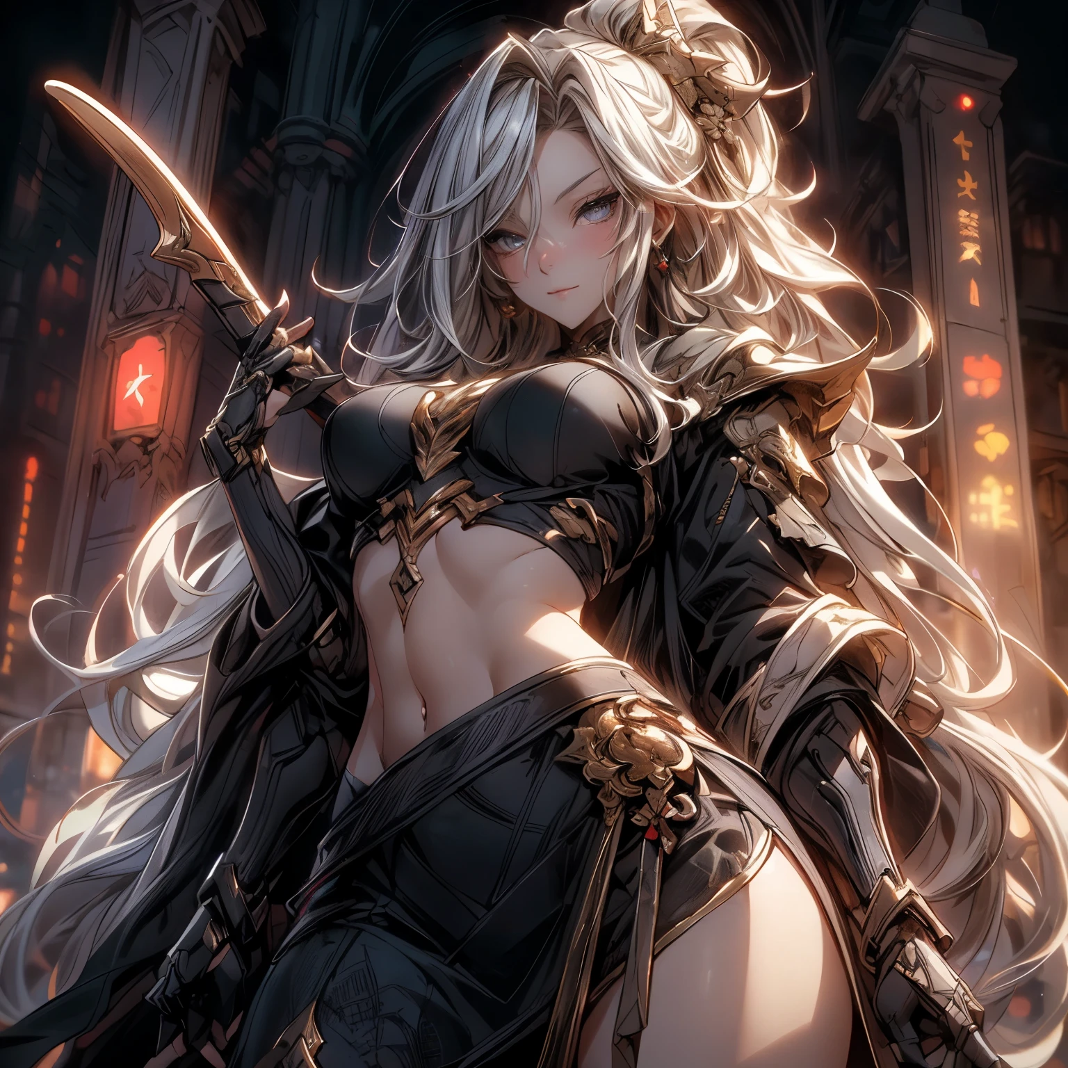 ((Finest quality)),(超A high resolution),(ultra-detailliert),(Meticulous portrayal),((Best Anime)),(Finest works of art),(Ultra-Precision Art),(The art of astounding depiction,Overwhelming depiction:1.5),(intricate and detailed art:1.6), (adult woman:1.5),(Hanging:1.6),Staring at this:1.4,sneering:1.5,(Armor shaped like a skeleton:1.3), (Black Flame:1.5), terrifying, nightmarish, cosmic horror, body horror, NSFW, small breasts, a heavenly female knight, imposing, biblical, NSFW, long white grey hair, grey white eyes, very skinny, detailed, best quality, prominent collarbones, skinny arms, flat stomach, visible hip bones, small breasts, full body, red and white clothing, occult aesthetic, occult, detailed and intricate steampunk and detailed gothic, NSFW, Fluttering lace flared long knee length dress with frilly petticoats, knee length dress, pleated petticoats, petticoats gothic, complex lace boots, gothic aesthetic, wielding a mighty sword with mechanical components, mandalas, small breasts, a fairy, various different types of insect wings, bug wings, beetle wings, NSFW, full body, whole body, body, chains,
