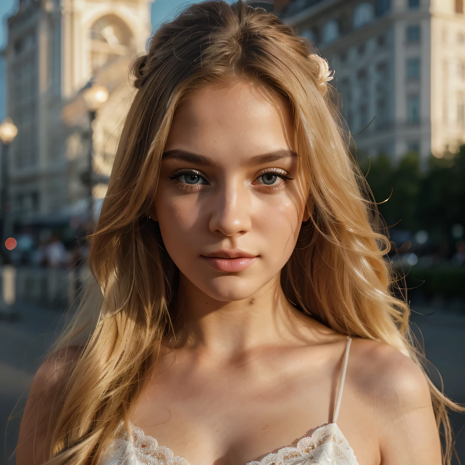 ultrarealistic beautifull blonde girl, 20 years, 4k