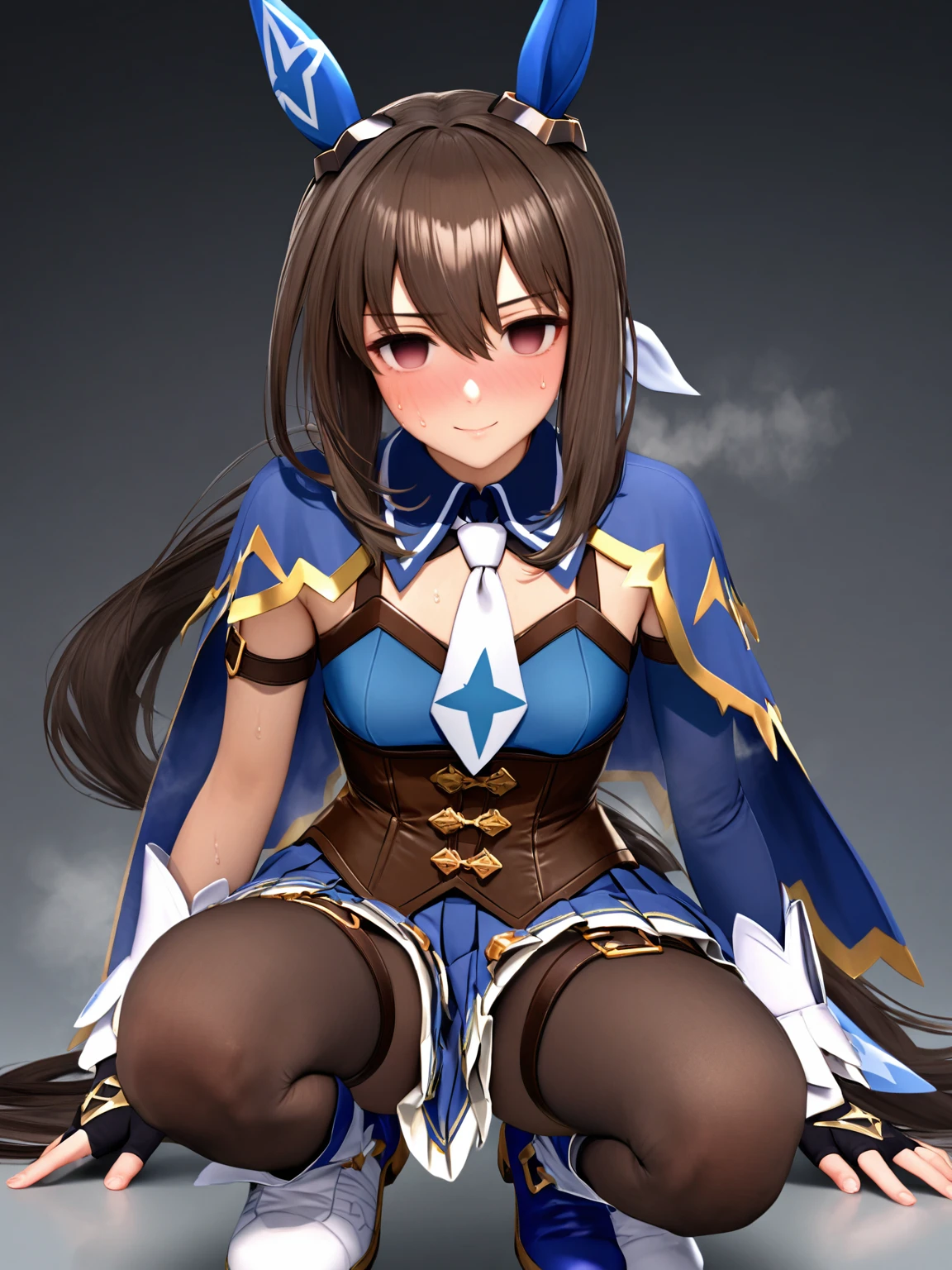 Giantess,(taller then a mountain),giga size,lying down in a city,full body, Masterpiece:1.2, high quality, best quality, high resolution, detailed,lisa genshin impact, medium brown hair, blue eyes, head tilt,closed eyes,evil smile, (detailed face), ((sharp focus)), (full body shot),bottom heavy,huge ass:1,(skin tight purple bunny suit),((destruction)),(butt focus)