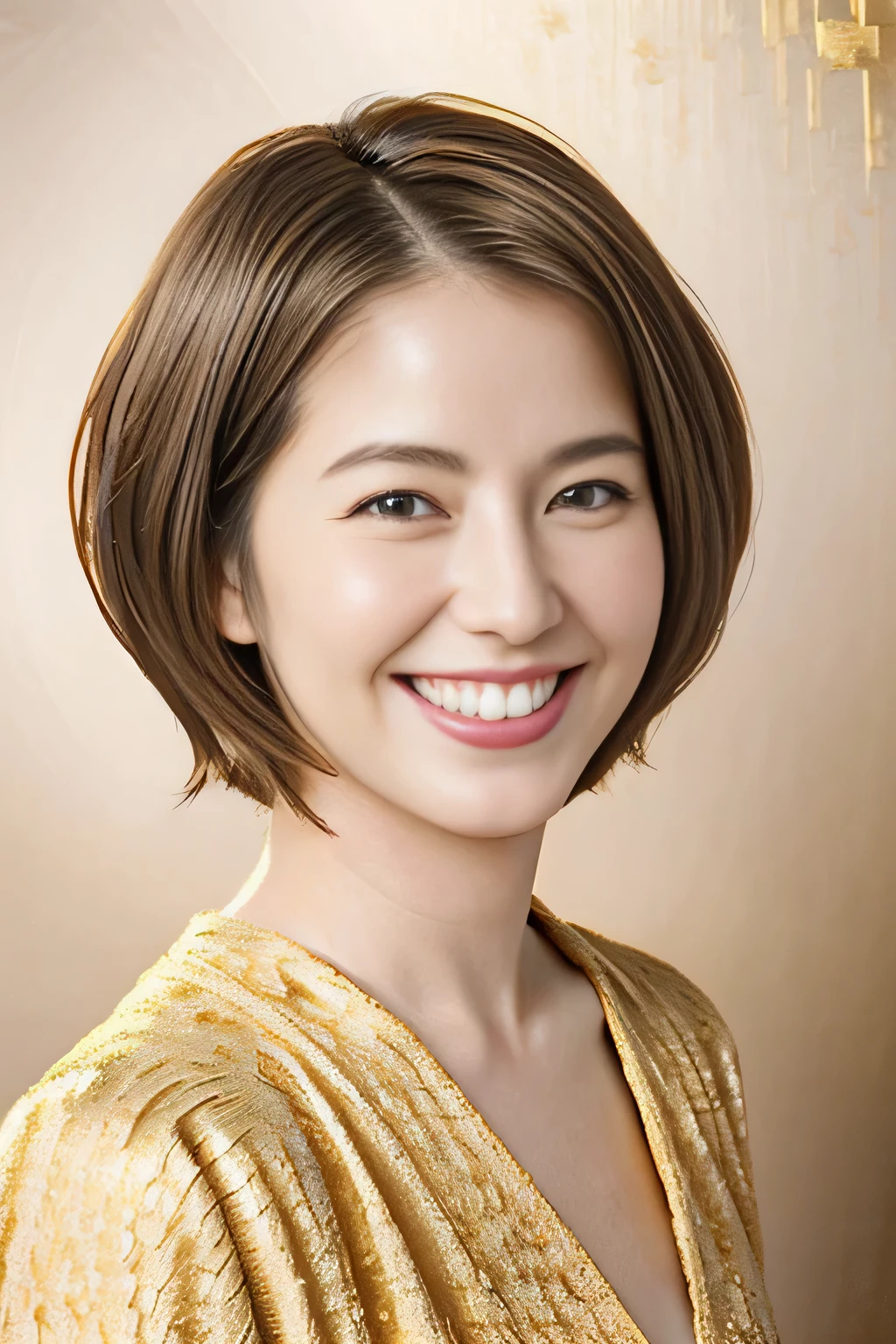 A close up of a woman with a smile on her face - SeaArt AI