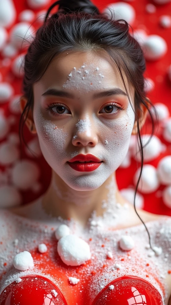 A smile、Royal Sister, gentle、bath robe、sandals、profesional lighting、Night Pool、(top-quality)、(Masterpiece)、20yr old、D-cups、ellegance、Korean female1One guy、(Best quality)、(8K)、Whitening skin、Very delicate and delicate skin texture、Snow-whiteskin、Delicate long hair、Cute