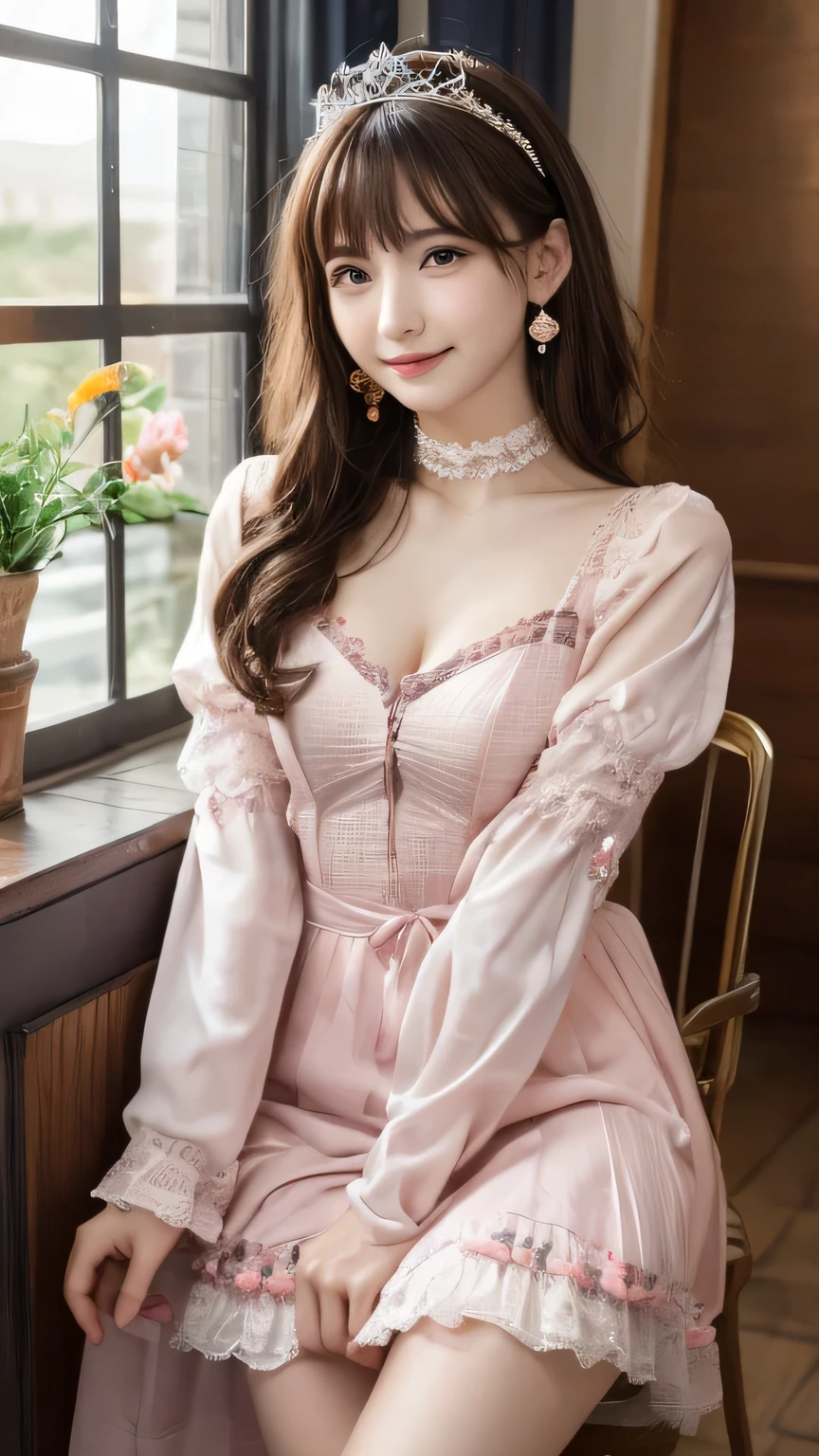 （（realistic illumination，top-quality，8K，tmasterpiece：1.3）），Clear focus：full body shot shot，1.2，1womanl，Perfect beauty：1.4，Yushuxin，1girll，Tall，huge tit，big breasts thin waist，fat hips，Long legs，perfect foot，shift dresses，独奏，brunette color hair，jewely，Extra-long hair is scattered throughout the bed，，耳Nipple Ring，Bow knot，Pink dress，lumber，naturey，exteriors，exposed bare shoulders，Airless Gainsboro，long  skirt，hair bow，ln the forest，Pink bow，No shoulder strap，standing on your feet，choker necklace，tilt of the head，Chapped lips，wavey hair，straplessdress，Lace sleeves，Cetacine dress，Close-up woman posing for photo in pink dress，Beautiful virgin，beautiful Korean women，uma linda princesa，cute elegant pose，Bell Delfinn，Wearing a pink dress，beautiful fantasy maiden，Anime princess，beautiful and seductive anime woman，Beautiful Asian Girls，attractive anime girls，elegant glamourous cosplay，（Lie down in bed：1.8），（Beautiful sphere articulated doll：1.3），Luxurious princess dress