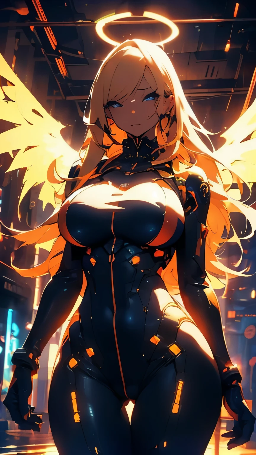 Young beautiful woman,(Highest quality,Extremely detailed depiction,Incredibly absurd high resolution,Anatomically accurate depiction,Curvy Legs),(Glowing Skin,Shiny skin,Oilskin),(clergyman,Intricate shiny clergyman's outfit),eyelash,(Intensely glowing purple eyes,Crazy Eyes,There is cleavage in the chest,A seductive smile,Glossy Lips,Seductive gestures),Sweat,whole body,background:Bedroom at night
