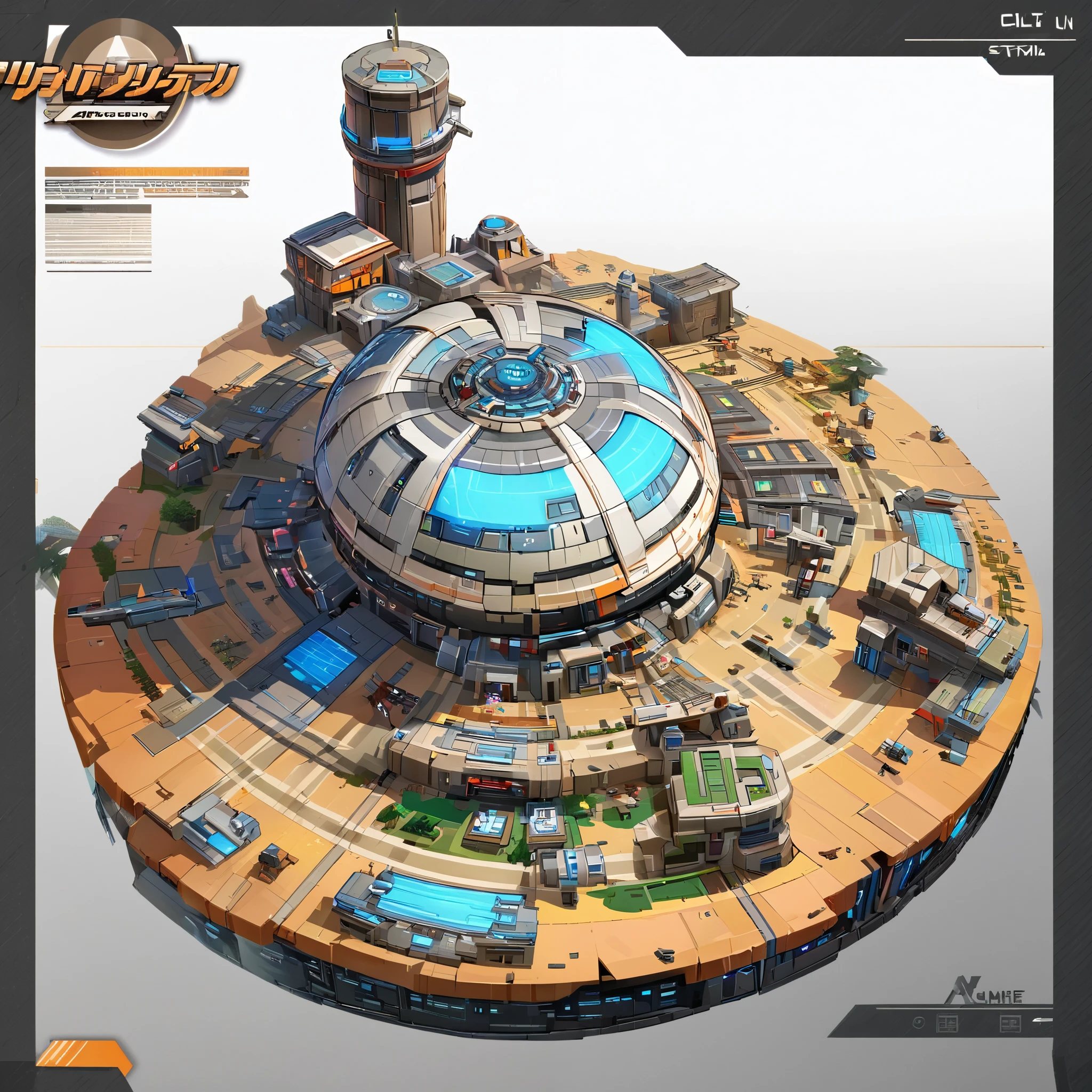 one single building, GAME ASSET, ISOMETRIC, futuristic Barracks. real time strategy game asset with white background borders, not cut, do not cut. white background. isometric, real time strategy game asset, white background, game asset, sci-fi building. isometric view, futuristic outpost building, ultra detailed concept art, highly detailed concept art, detailed digital concept art, 3 d render of a scifi spaceport, futuristic base, sci-fi highly detailed, futuristic space station, artstation hq
