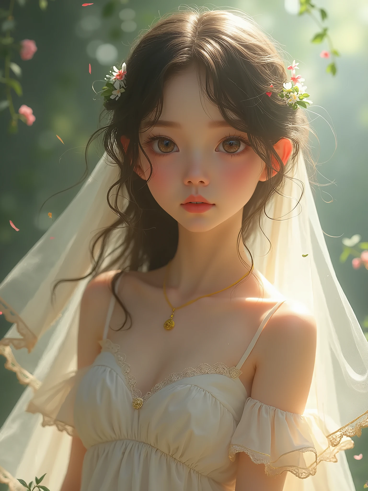 (((HIJAB MALAY GIRL))), masutepiece, High quality, UHD 32K, Realistic face, Realistic skin feeling , A Japanese Lady, 8 years old, Little Girl, Very cute and baby-like face, (((FLAT CHEST))), (MATRIX WORLD), ((look In front  at the camera and SADNESS)), (((LITTLE GIRL))), (((CUTE GIRL))), ((PINK NIPPLES)), ((TRANSPARENT)), ((RED LIPS)), ((LACE)), ((TRANSPARENT)), ((MINI SKIRT)), ((LACE STRAPPY TOPS)), ((SPECTACLES)).
