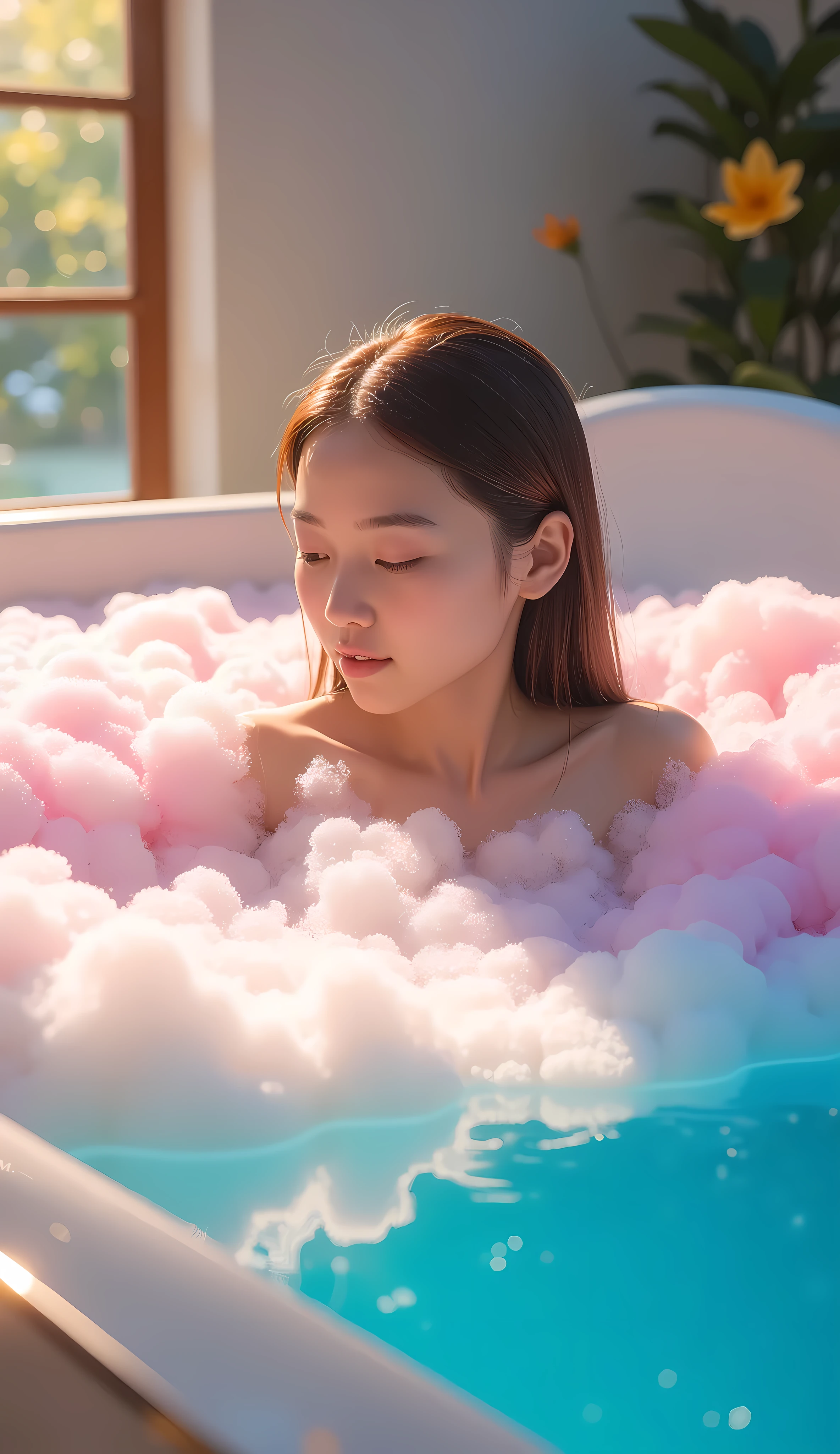 beautiful soak, bubble after being whipped, Fine-grained foam, 