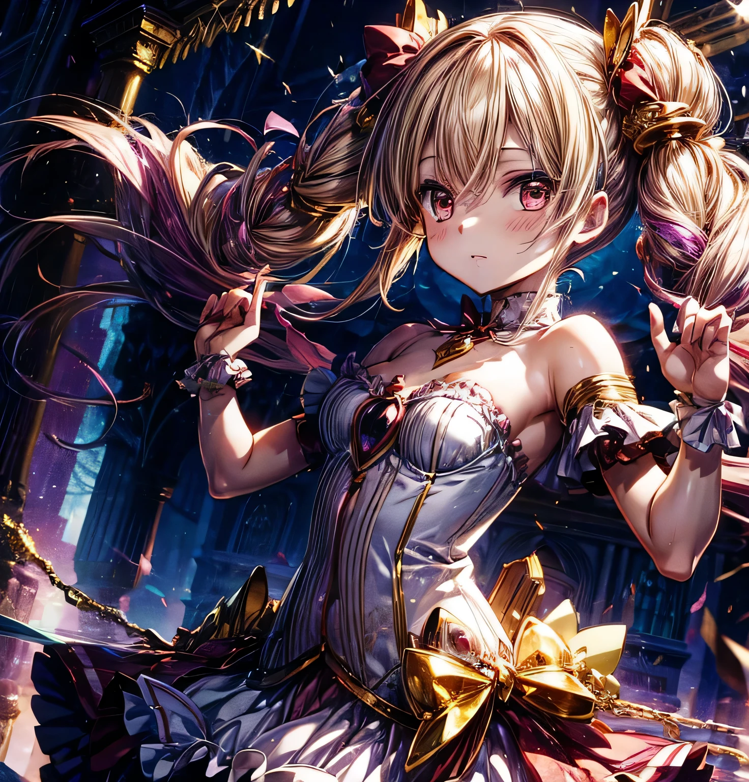 (Imagem conceitual do personagem:1.3), uma mulher madura com longos cabelos pretos e uma roupa branca, (em um lugar rochoso no deserto:1.2), (standing on an illuminated magic circle drawn on the floor:1.2, under the starry sky:1.3, sentado ao estilo indiano:0.0, Posando de ioga:0.0, com pernas abertas e joelho levantado:0.0, com pernas cruzadas:1.5, crack and open your arms:1.3, in Arabic ancient ruins:1.3), (Holding the bible:1.2), Arabic, (Post-apocalyptic:0.2), dos arknights, obras de arte no estilo de guweiz, corpoesbiano, detalhes finos. linha de frente das meninas, cute anime illustration, from linha de frente das meninas, por Yang J, splendid, 28 anos de idade, (milf:1.3), (Sozinho:1.5), (sfw:1.25), (flacidez do peito, seios de fuga, grande , cintura fina, grande ass:1.2), Criado sexy, (dark mahogany medium short hair, Updo, cabelo sobre um olho, asymmetrical hair, Cabelo Carly, low tied braids),(muslim, White scarves, faixas de cabelo, head today, Turban), (ultra high resolution, Foto RAW 8k, foto realista, contorno fino:1.3, foco claro), melhor qualidade, cinematic lighting, textile shading, fundo desfocado, Profundidade de campo, bokeh, (pupilas brilhantes, lindos olhos bem detalhados com destaque:1.3, rosto altamente detalhado), red lip, belas skins realistas:1.1, olhando para os espectadores:1.3, (dynamic angle:1.3, vista frontal:1.1, foco apertado:1.3, De baixo:1.2), (dynamic pose:1.5, Posando Sexy:1.2, inclinando-se para frente), ((abra sua boca:1.3)), (Sorriso Sedutor:1.2), Imagem centralizada, (vestindo jaqueta longa branca e roupas, vestindo vestes brancas:1.3, ((peito nu:1.37)), enfeites de platina, enrolando roupas brancas na cintura, botas longas de couro marrom escuro:1.3, translucent lace pantyhose), (((anatomia correta:1.5, anatomia perfeita:1.37))), ((ar livre:1.2, em uma noite:1.3)), grandes seios.