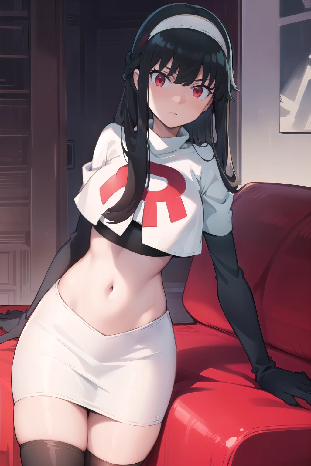 NSFW,masterpiece,Highest quality,High resolution,Super detailed,marnie_\(pokemon\),Aqua Eye, Black Choker, Red ribbon,Small breasts,Athletics part,Black vinyl top,Black vinyl one-point shorts,expectant face,Frustrated face,Embarrassed,blush,(Ecstasy face),I feel pleasure,hospital,Holistic Division,bed,Massage,heart,Trembling,(Middle-aged men),Cheating,Cuckold,Falling into Pleasure,(Squirting),(Having sex),Insert,Creampie,(Sweat),From above,(heart),Leg spread,Raise your arms