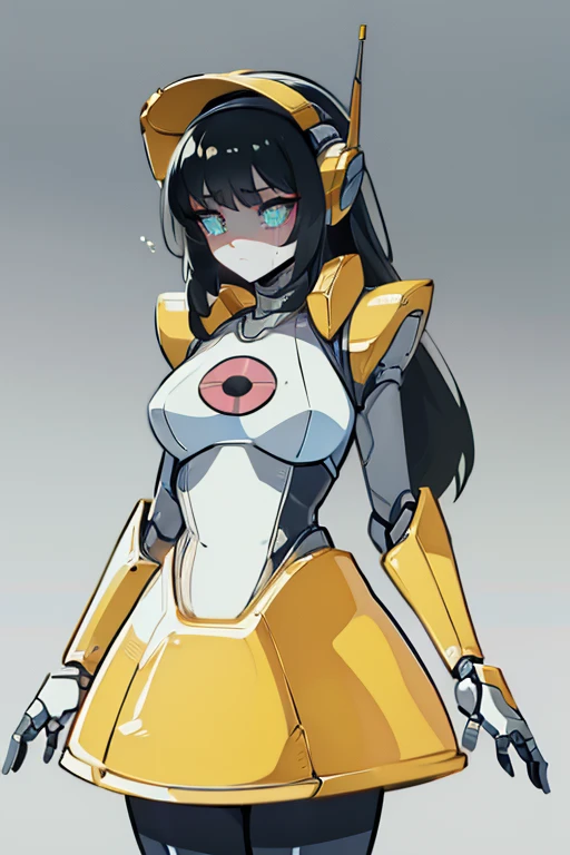 ankha, anime style, catgirl, cat ears, yellow fur, blue hair, shorts hair, wide hips, thick thighs, huge round ass, medium breast, business suit, formal suit, white shirt, long sleeve black formal suit, black necktie, black strict trouser, secretary pose, city, absurdres, high res, ultrasharp, 8K, masterpiece, looking at viewer