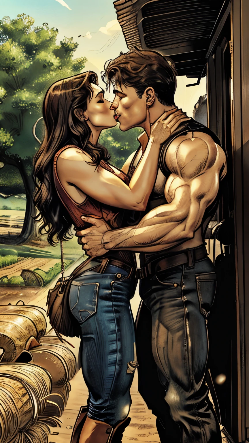 nsfw,A strong man attacks a woman