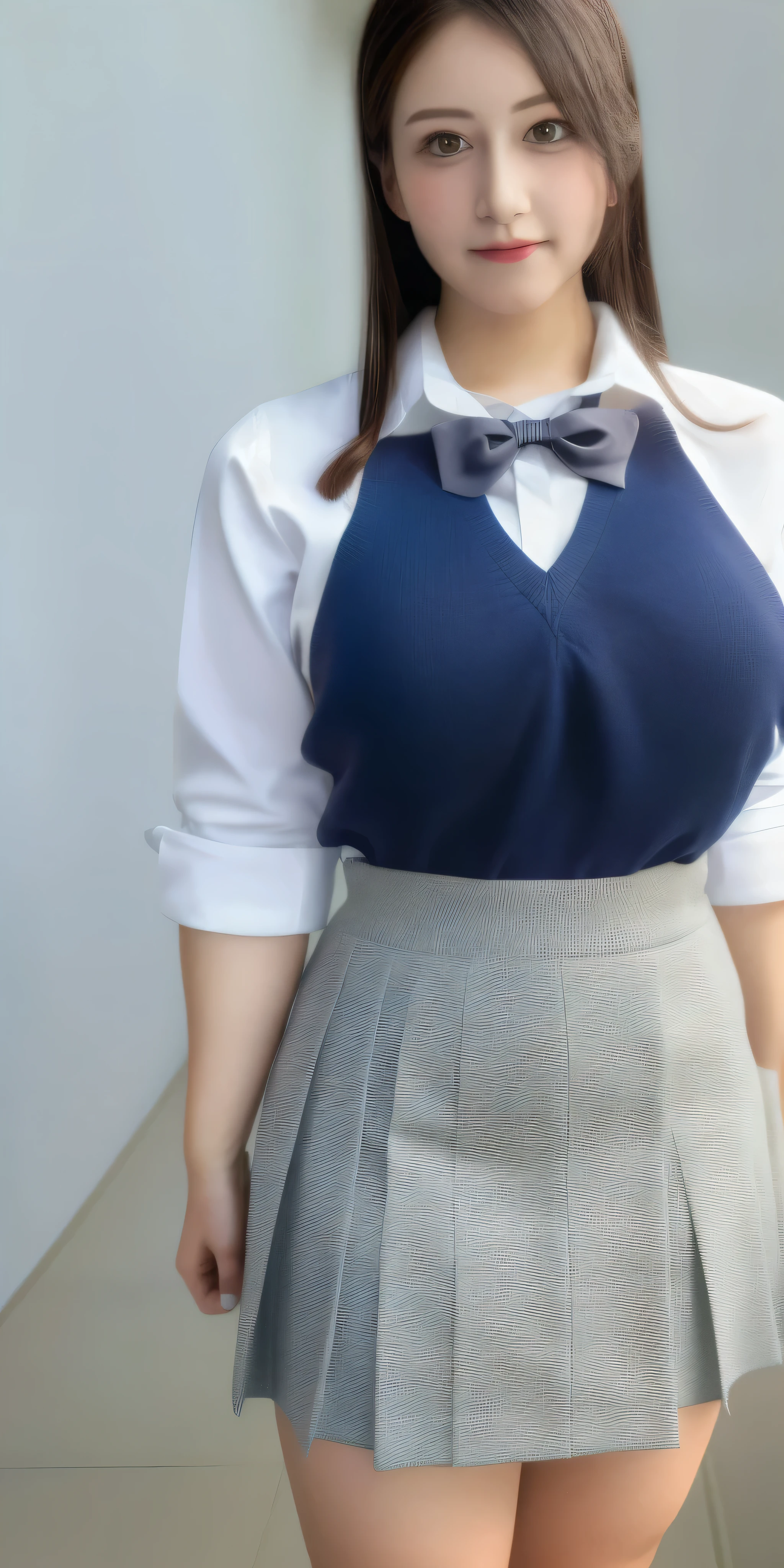 hight resolution、high-level image quality、8K、Real live-action、Raw photography、top-quality、masterpiece、masutepiece、Erotic、Pupils、Pink bra,de pele branca,kne,(Black pantyhose),Detailed panty patterns、panties focus、pink color panties、Tiny panties、absurderes,a small face、huge-breasted、Parting the bangs from the middle、Forehead visible,(a cold expression<Tight eyes,glares,Bullish,Thin anger)、masterpiece,top-quality、超A high resolution,Raw photo,ren,Beautiful fece,One Person, 独奏,Dark look,Small breasts,fullllbody、Very nice、JK school uniform,hi-school girl,A Japanese Lady,is standing,(Photorealsitic:1.37)、Photon mapping,Light blue ribbon,Realistic、Cute little face,Brown-eyed、Black socks、22year old、(Red bow tie)、Radio City、Physically Based Rendering、Foreground、depth of fields、Blurry background、a picture,The girls、Body,beauty legs, Long legs, Thin leg,Long bob cut,(Bangs are visible), hair, s lips, Blue_The eye, nosesoft,(PINK SHIRT), (Navy pleated skirt), Navy blue uniform jacket、White Sweater Vest、Knees are visible,Sheer clothing,, Thigh, Black cotton socks,Nogizaka Idol, 女優, Japanese ido、Sparkling eyes、shiny lip、