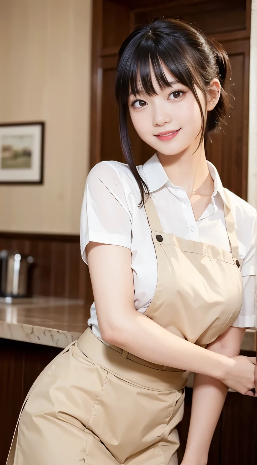 ulzang-6500-v1.1,(Masterpiece, BestQuality:1.3), (ultra detailed 8k:1.2), (hyperrealistic:1.35),(RAW photo:1.2),High detail RAW color photo, professional photograph, (Photorealistic:1.45), (realistic:1.4),1 beautiful young girl,(japanese:1.3),18yo,very cute, beautiful face,(large breasts:1.2),natural make,(Cafe waitress:1.4),( orange mini skirt:1.3), (white shirt:1.3), orange apron, ribon,smiling,Gesture to guide to aseat
BREAK,
hyperrealism, (photorealistic detail):1.2, incredible accuracy, lifelike textures, masterful technique, jaw-dropping precision, artistic dedication