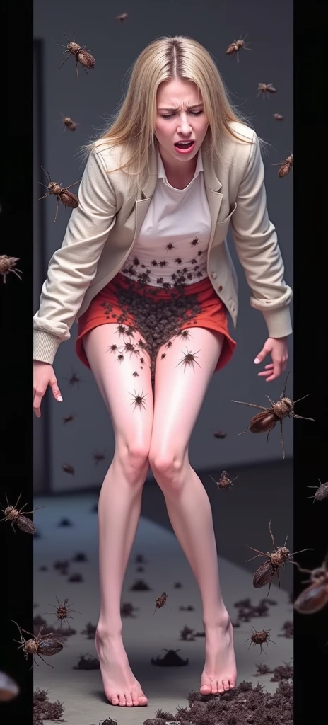 Nobara kugisaki naked getting raped by different types of bugs