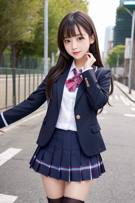 Cute Girls、high school girl、Idol、uniform、mini skirt、See-through、Fluttering in the wind、sit