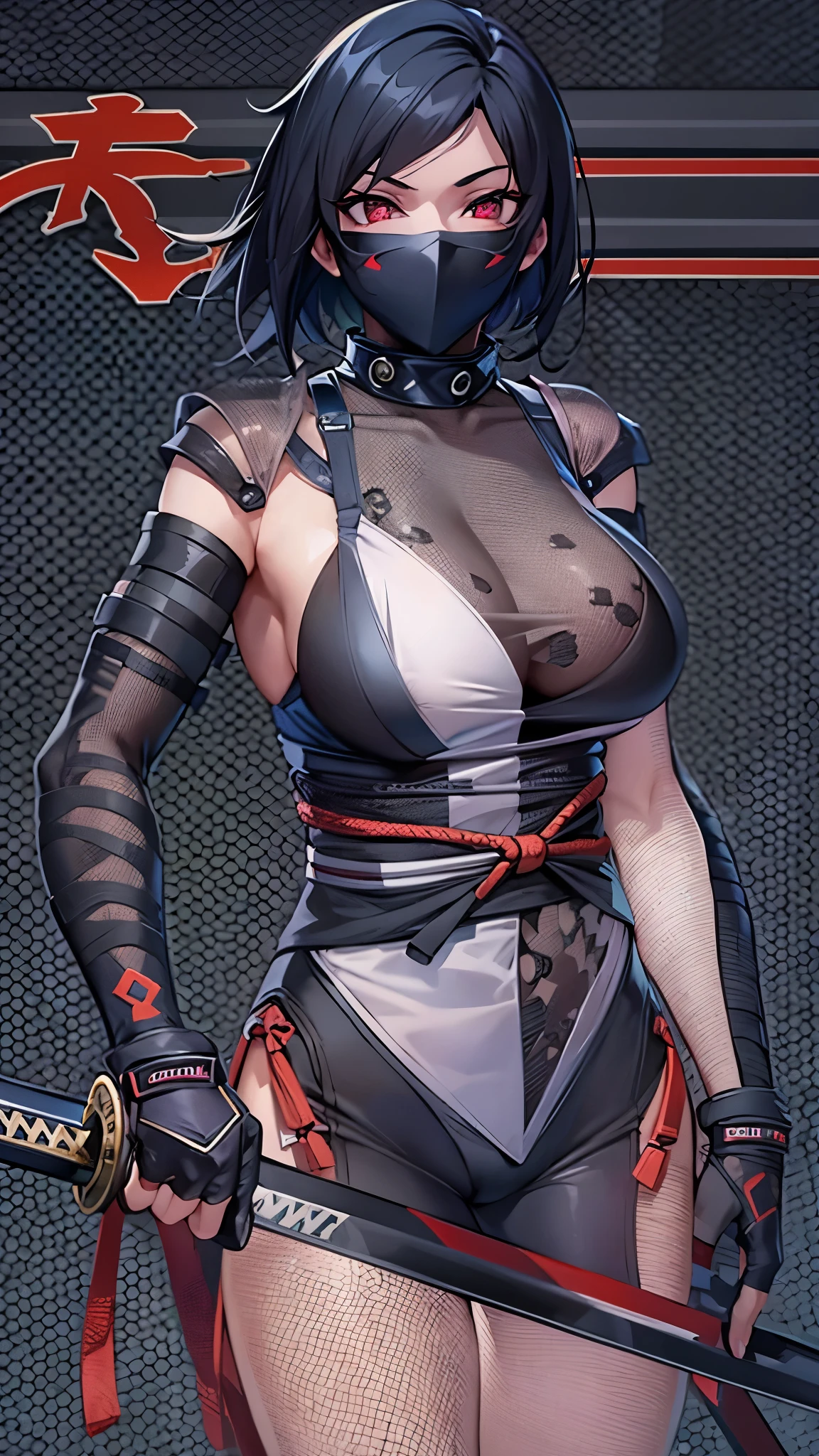 anatomically correct, best quality, masterpiece, high quality, high details, highres, HD, black hair, long hair, hair ornament, purple eyes, breasts, epic art, fantasy, breasts, solo, (shaded face:1.2), hollow eyes, purple eyes, looking at viewer, lips, makeup, blush face, steaming face, seductive smile, beauty mark, looking at viewer, huge breasts, sagging breasts, sweating, "Photorealistic, Hyperrealistic, Hyperdetailed, analog style, soft lighting, subsurface scattering, realistic, heavy shadow, masterpiece, best quality, ultra realistic, 8k, golden ratio, Intricate, High Detail, film photography, soft focus, 1girl, a woman that is standing in the dark, by Yang J, fantasy art, mobile legends, l vampire, 8k octan photo