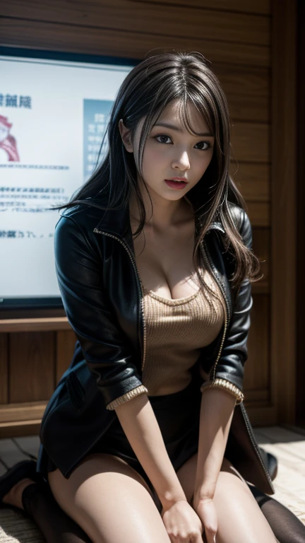 Wearing a knitted sweater and a long coat.、A breathtakingly beautiful face、A breathtakingly beautiful body、Wearing black leather gloves。。, Expose、Skin-colored pantyhose 8K, (masterpiece), Very detailed, プロのTentaclesがあなたの体を包む、、Tentacles気持ちいい、Tentaclesが彼女の胸を愛撫する、絡み合うTentacles、ホース状のTentacles、Tentaclesが私の胸に巻き付く、Tentacles、蛇のようなTentacles、沢山のTentaclesと媚薬、、Tentacles、Tentacles媚薬、管状のTentacles))、体を囲むTentacles、、絡み合うTentacles、ホース状のTentacles、蛇のようなTentacles、多くのTentaclesが彼女の胸を愛撫する、Tentaclesが彼女の胸を愛撫する、Tentaclesが彼女の胸を愛撫する、管状のTentacles)My pussy feels so good、