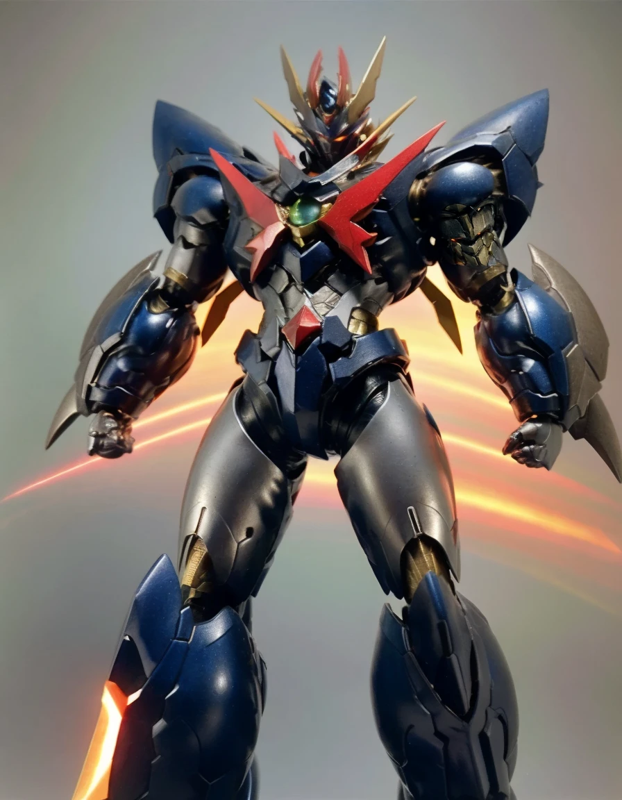 Humanoid Mecha, Fully enclosed shoulder guards, Matching arm and leg guards, whole body, Full Armor, Super Robot, Robust and agile design, (The main colour is white.、Red and blue accents。, The concept was inspired by super robots,Mazinger Z Chest Armor, Temporarily stop, Standing, Floating above a futuristic sci-fi city), A sophisticated and mature art style, (Aura Effect, Energy, glowing eyes, Armor Shines), ((ＳＲＳ)), metallic, , Anatomically correct, Symmetrical face, Very detailedな目と顔, High quality eyes, creativity, RAW Photos, 超High resolution, 32K, Natural Light, Cinema Lighting, masterpiece-anatomy-perfect, masterpiece:1.5　dramatic, High resolution, Please redeem, High resolution, Very detailed, Fine detail, Very delicate, professional, Perfect Body professional Potion, Anatomically correct, Symmetrical face, Very detailed目と顔, High quality eyes, creativity, RAW Photos, 超High resolution, 32K, Natural Light, Cinema Lighting, masterpiece-anatomy-perfect, masterpiece:1.5