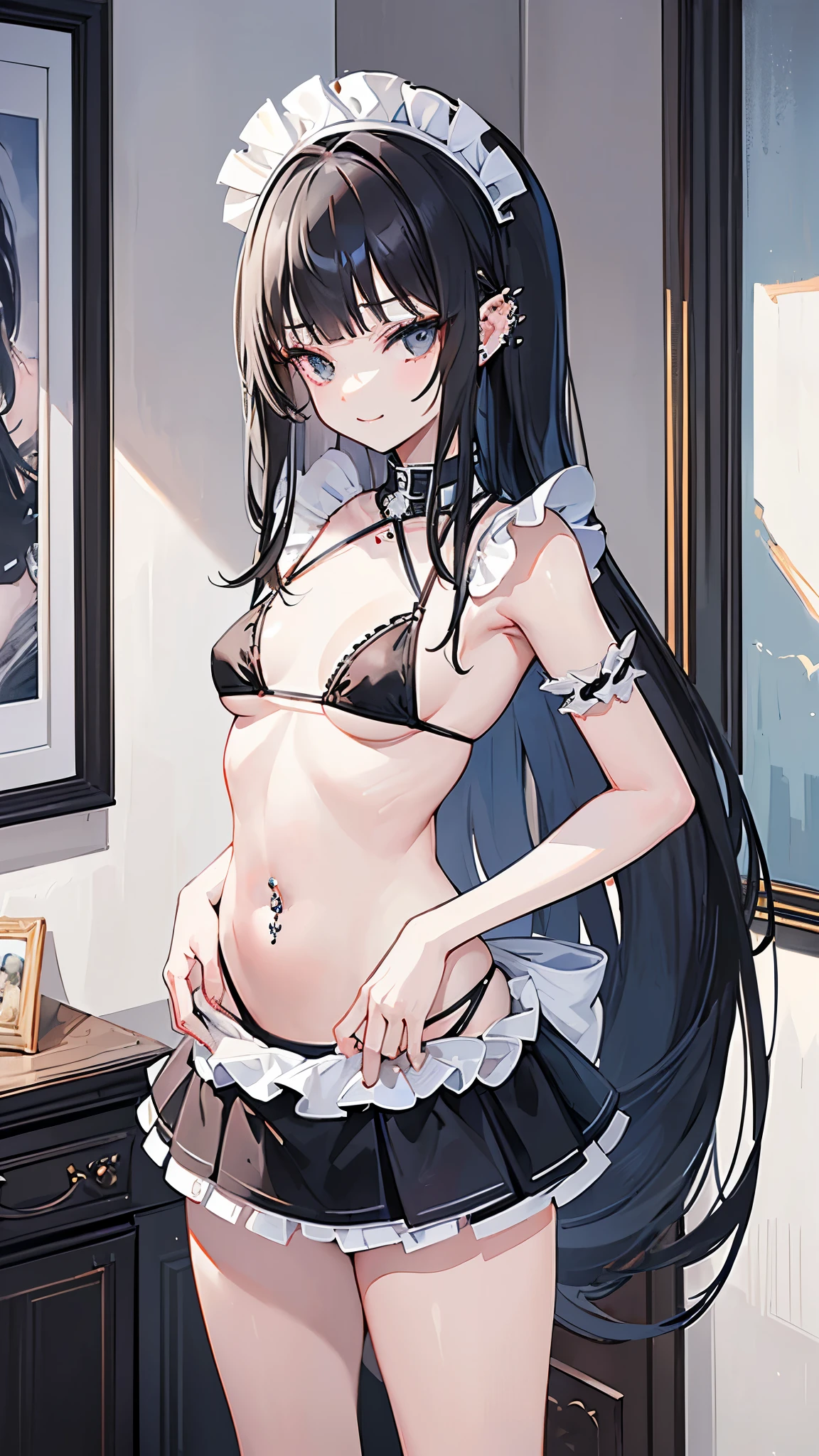 NSFW,Girl pulling up a luxurious dress,((bared  chest)) ,verd s eyes,short black hair,Tiara on the head,Smile with open mouth,Princess,Luxurious ornaments,Pedras preciosas,Revealing clothes, Lori,small tits,Curvaceous,Exposed genitals,White knee socks,((1man with 1woman,Having sex)), Cowgirl, Riding on top of a naked man,A is inserted,High resolution,Best Quality