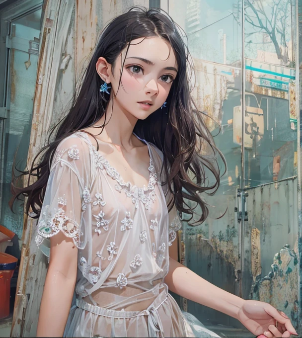 (tmasterpiece, best qualityer, A high resolution:1.2), 1girll, 独奏