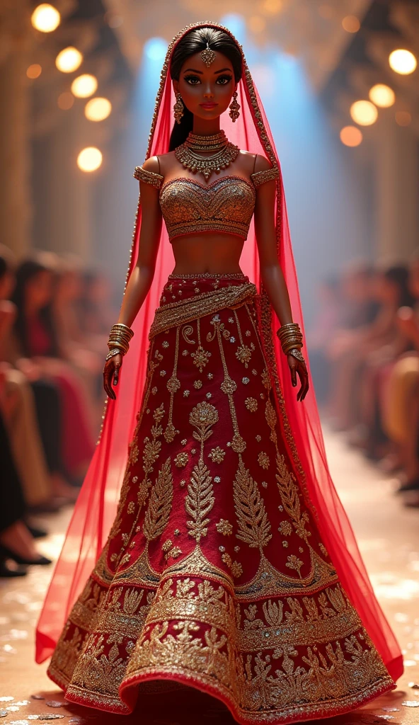 Lehenga inside hookah