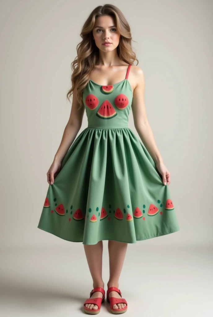 watermelon dress